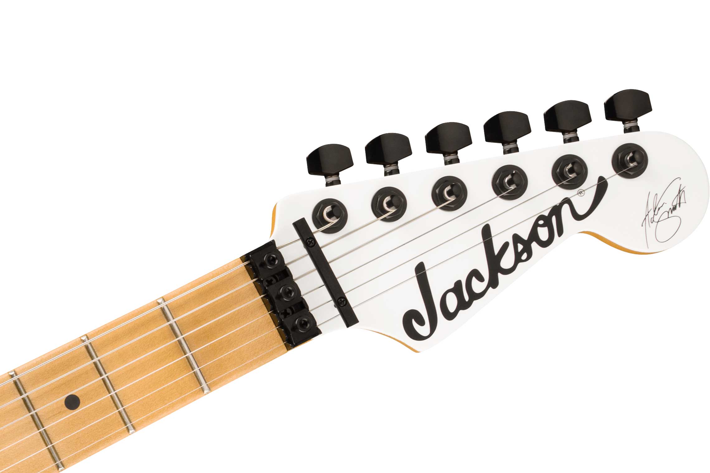 Jackson Limited Edition Iron Maiden 50th Anniversary Adrian Smith Jackson SC1 Snow White