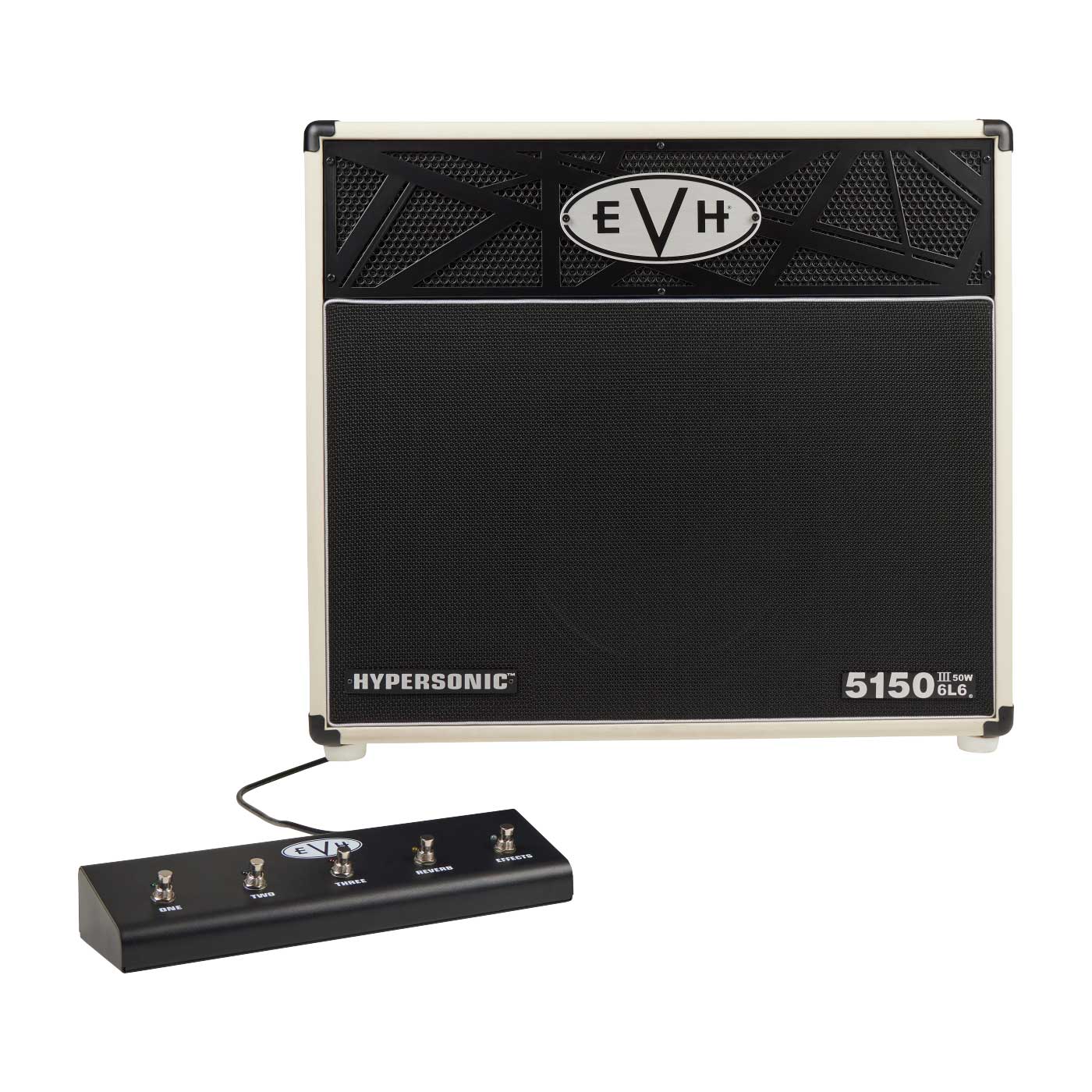 EVH 5150III Hypersonic 6L6 1x12 Combo Modelling Amp Ivory