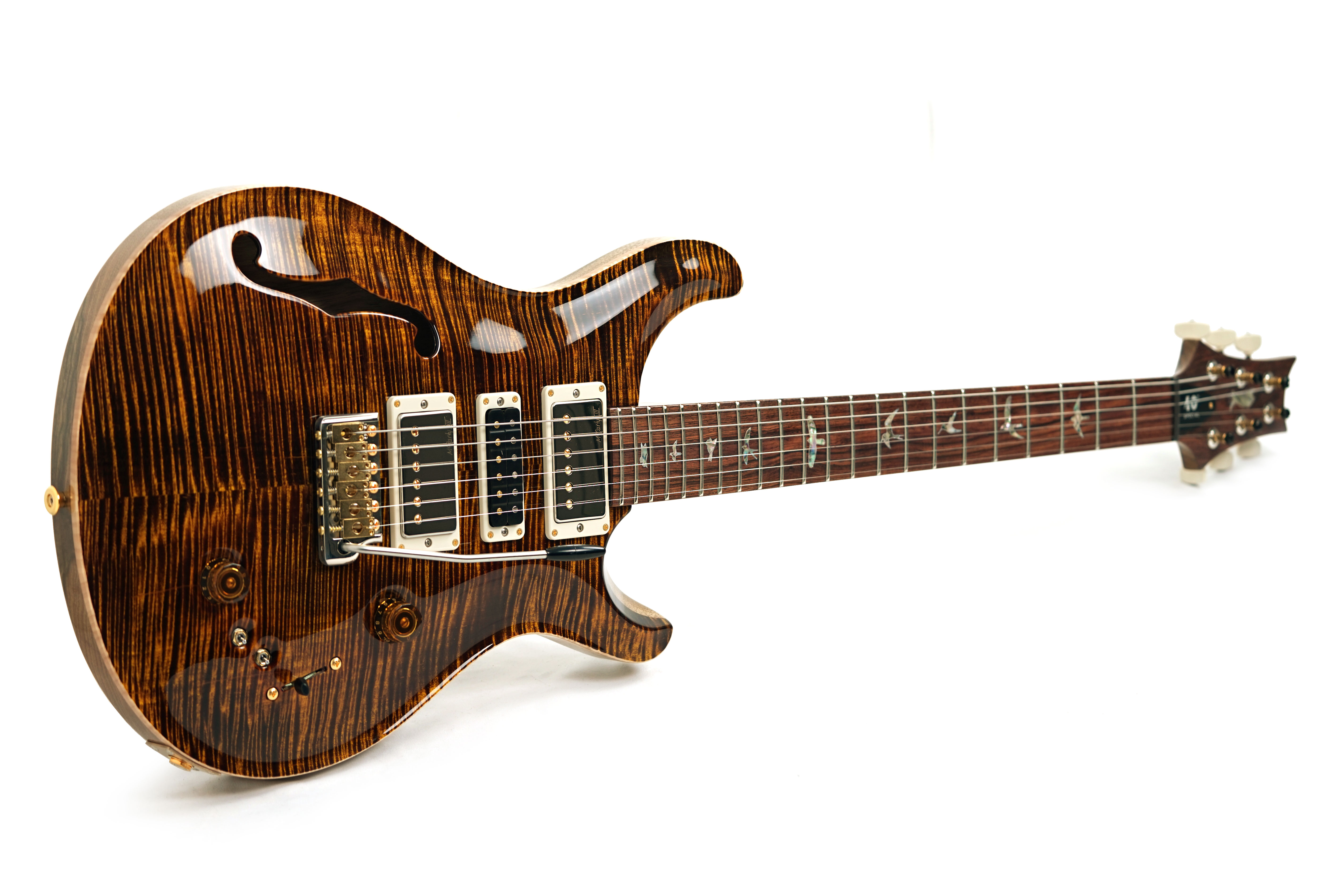 PRS 40th Anniversary Special Semi-Hollow Limited Edition Yellow Tiger #0413564