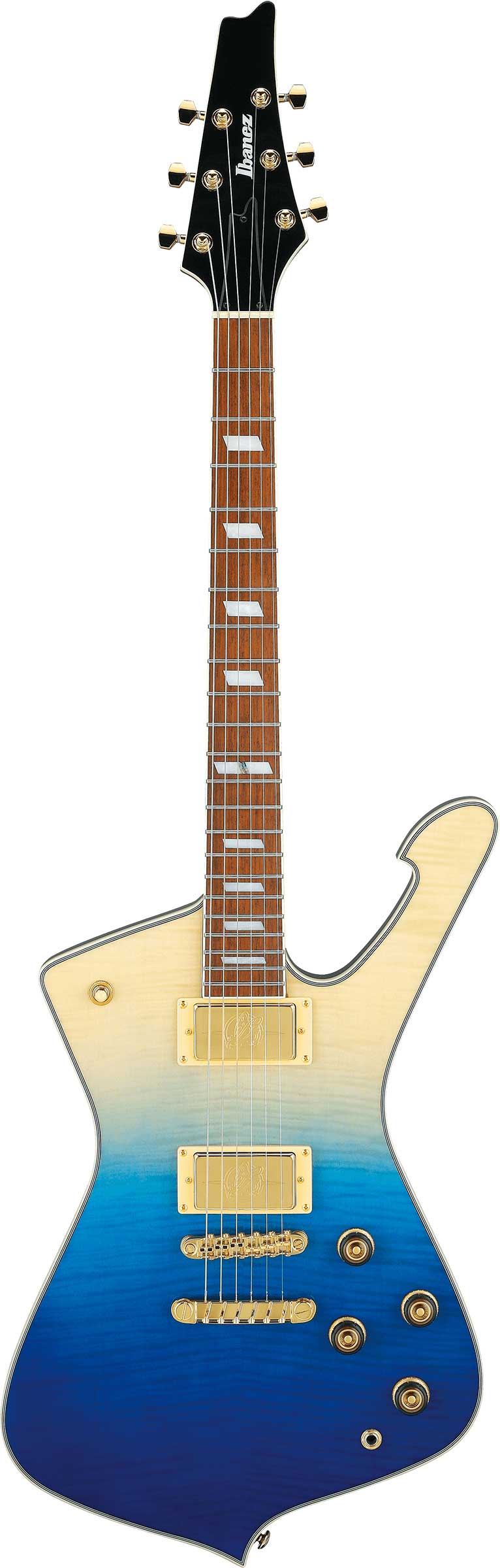 Ibanez IC420FM Iceman Transparent Blue Gradation