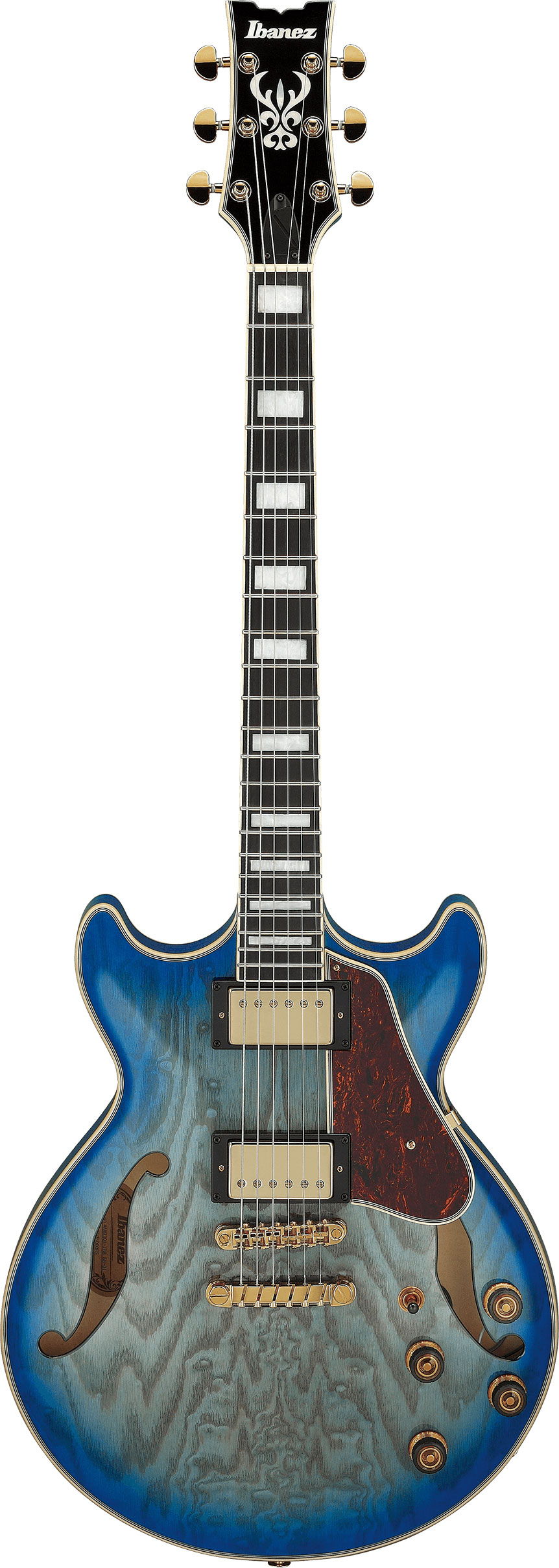 Ibanez AM93QA Jet Blue Burst