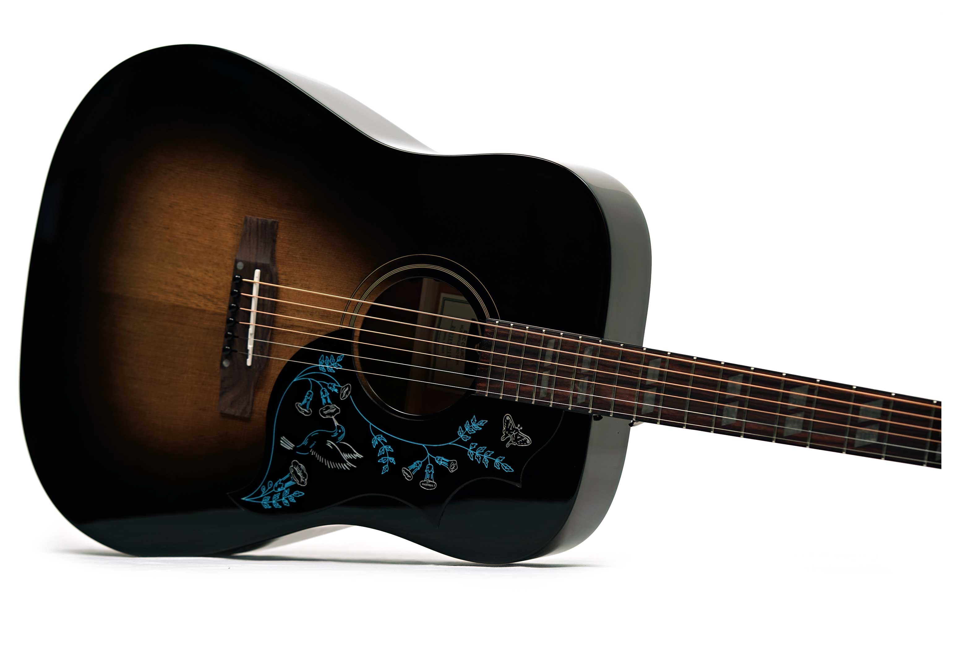 Epiphone Eric Church Hummingbird Dark Cobra Burst Ex-Demo) #26021500193