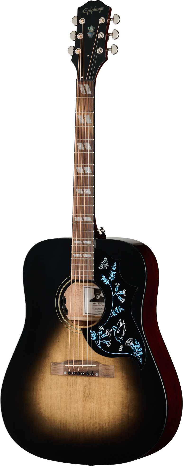 Epiphone Eric Church Hummingbird Dark Cobra Burst