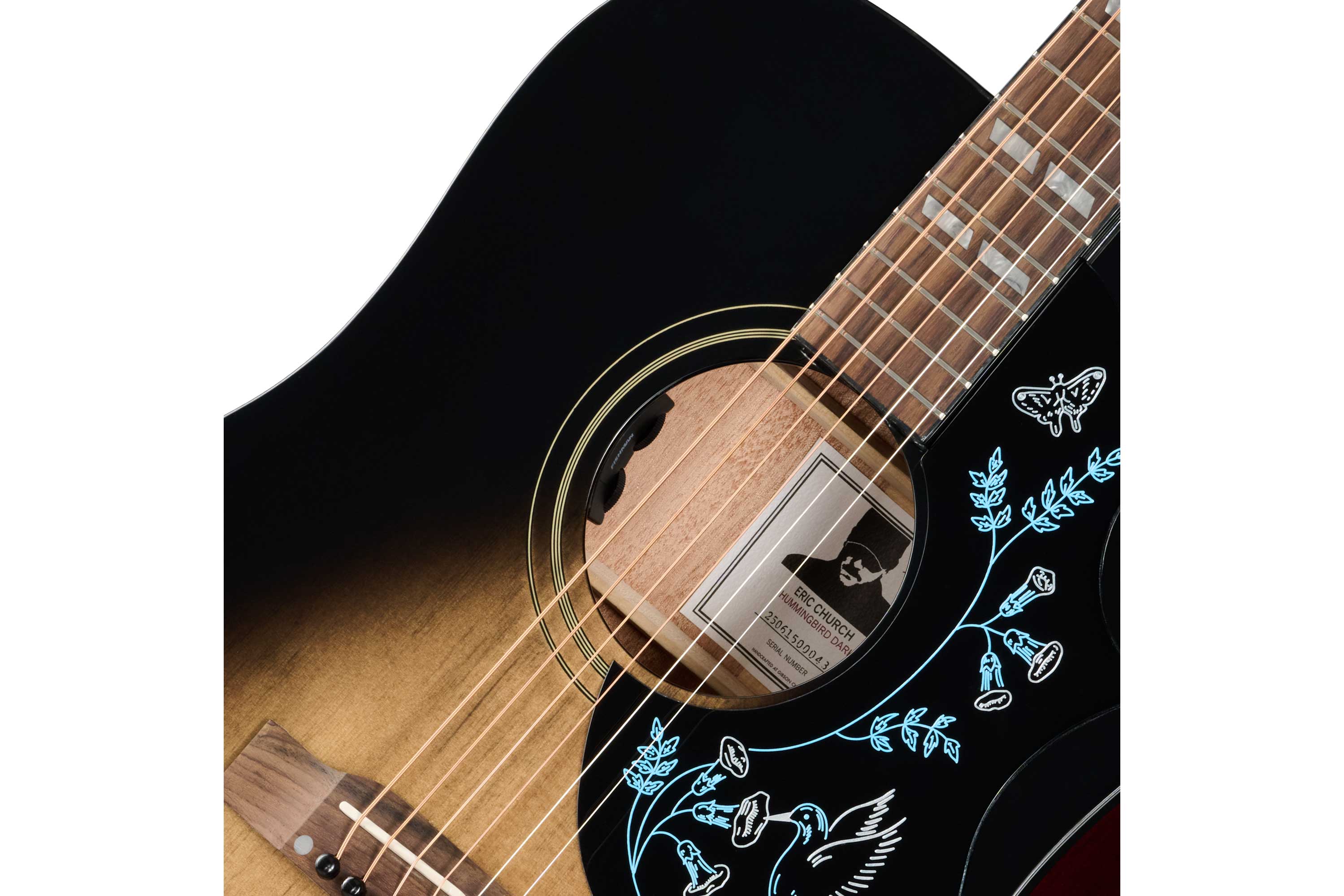 Epiphone Eric Church Hummingbird Dark Cobra Burst