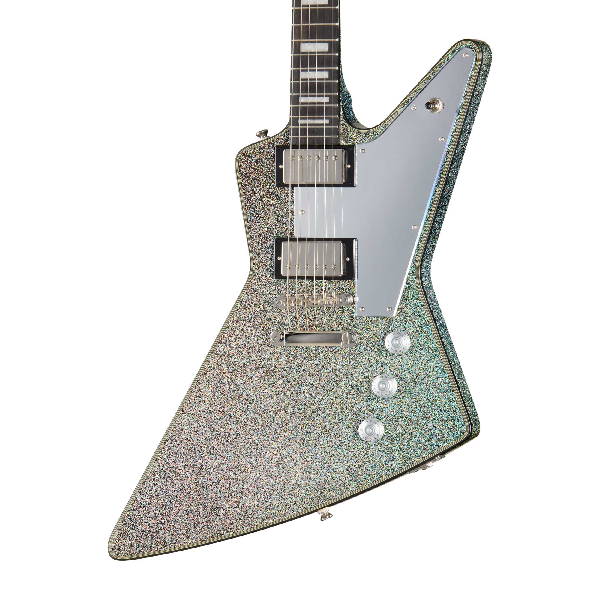 Epiphone Lzzy Hale Explorer Custom Black Diamond Holographic Sparkle