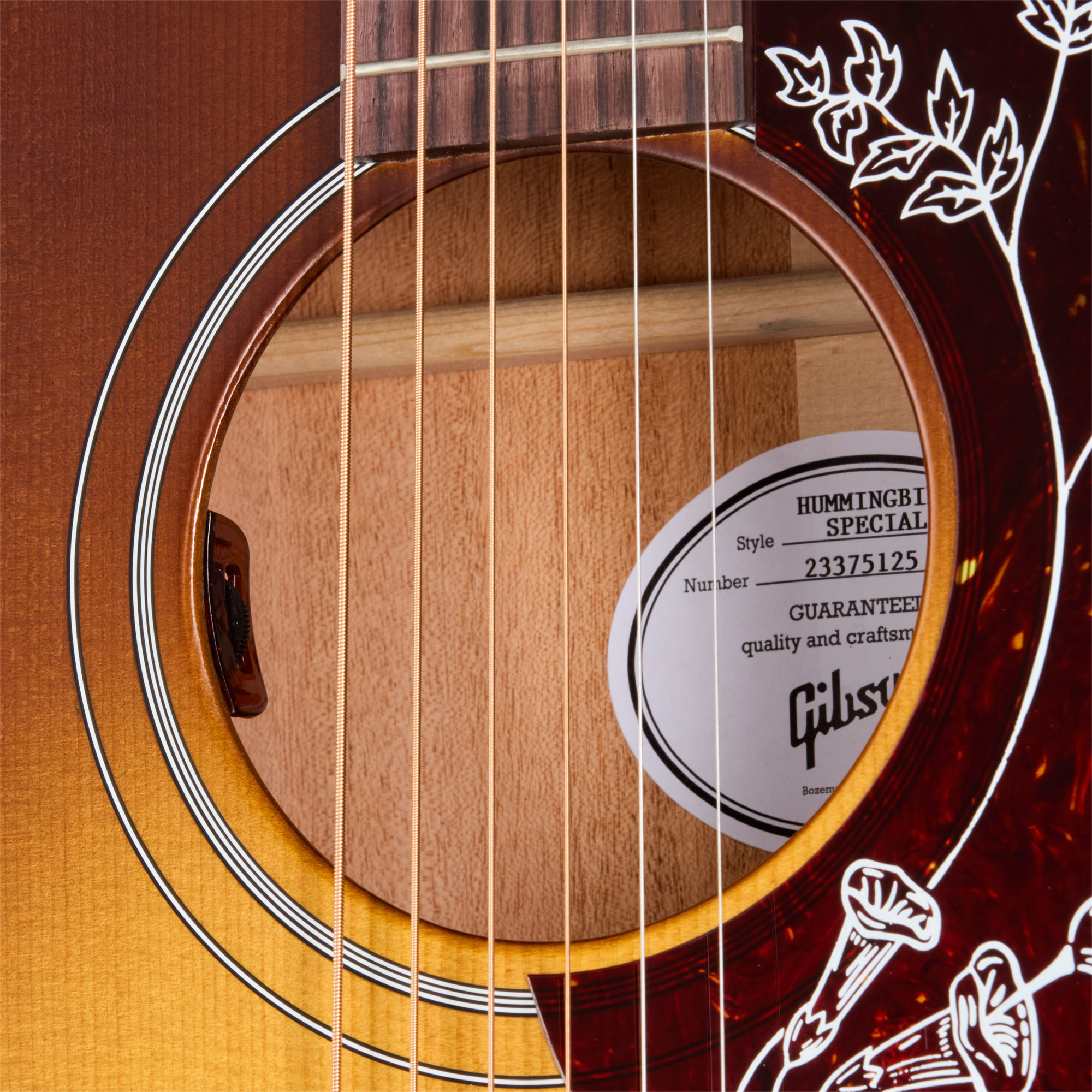 Gibson Hummingbird Special Satin Honey Burst