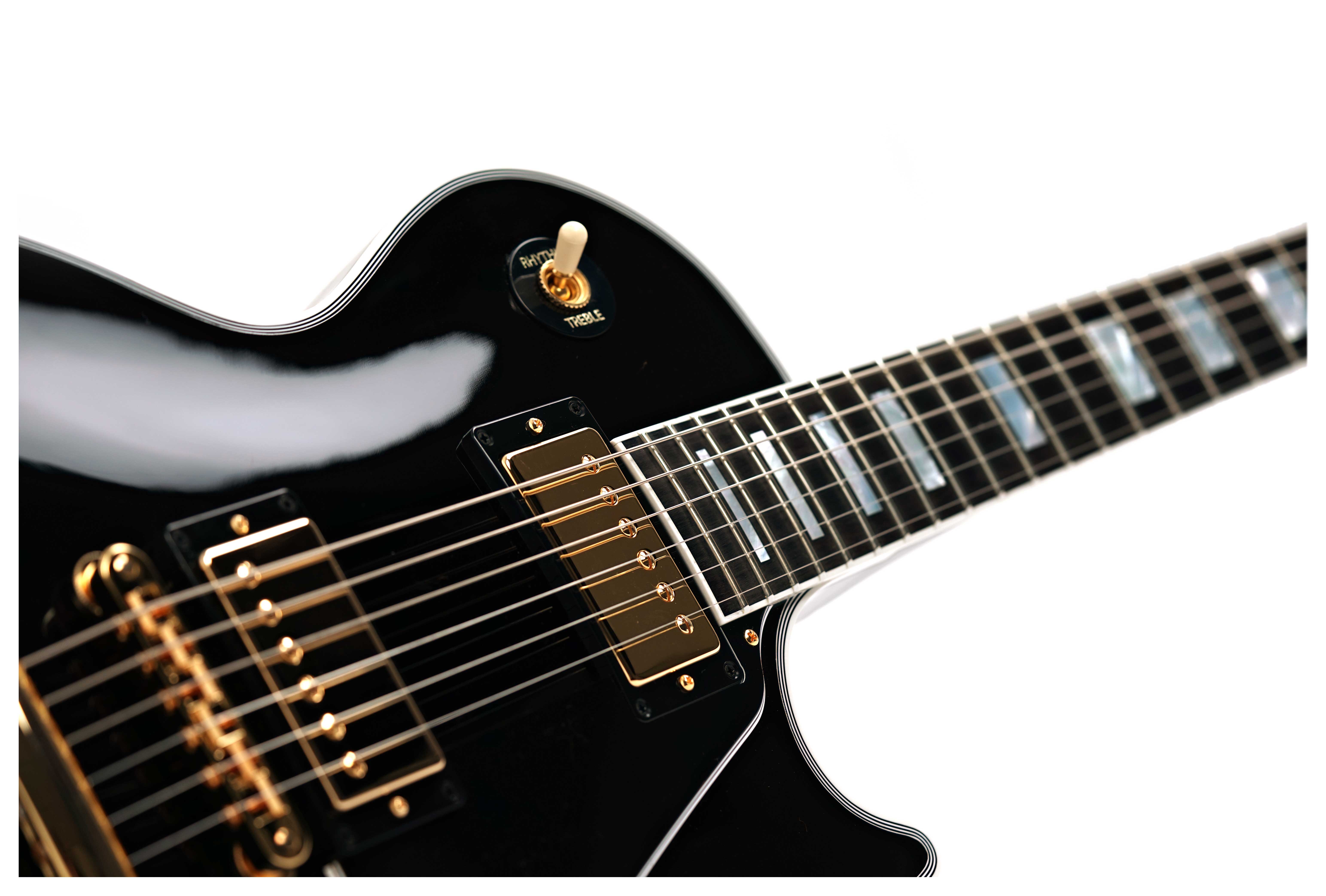Gibson Custom Shop Les Paul Custom Long Scale Ebony #CS600867