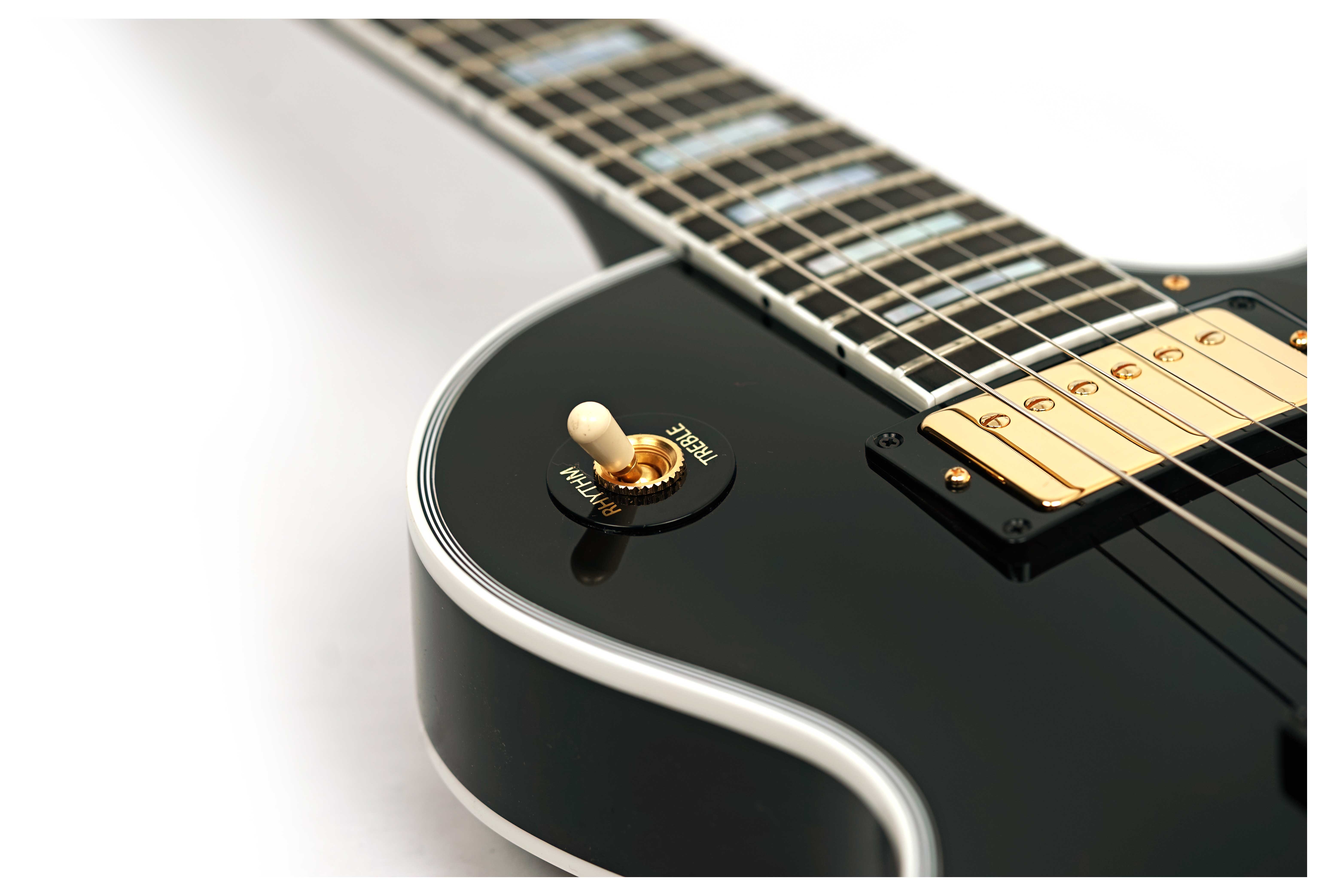 Gibson Custom Shop Les Paul Custom Long Scale Ebony #CS600867