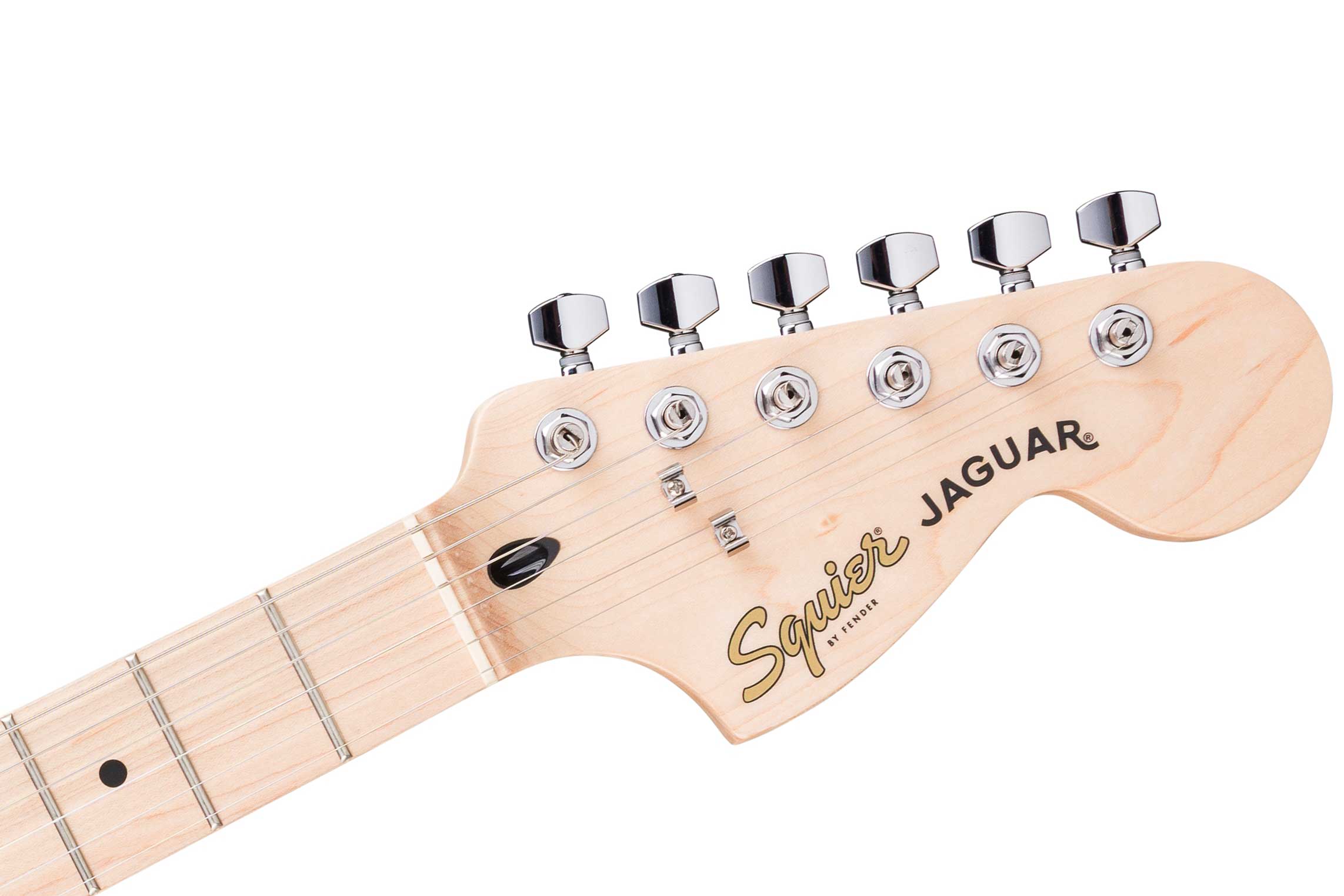 Squier FSR Affinity Jaguar Graffiti Yellow Maple Fingerboard