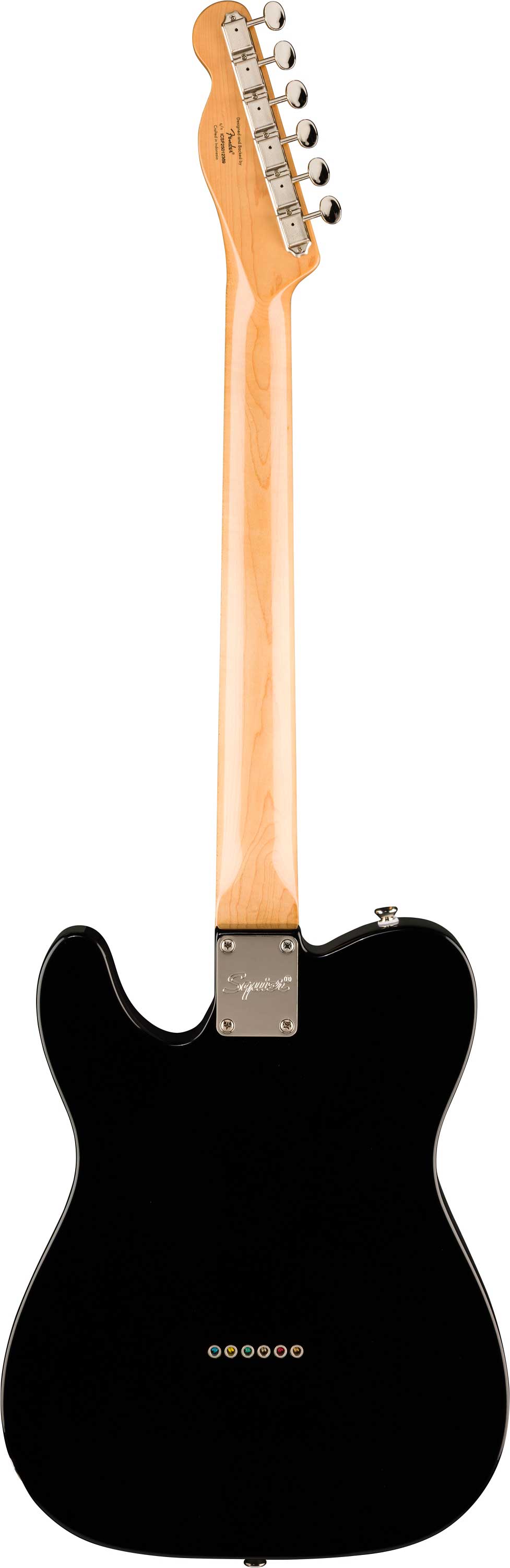 Squier FSR Classic Vibe 70s Telecaster Thinline Block Inlays Black Maple Fingerboard