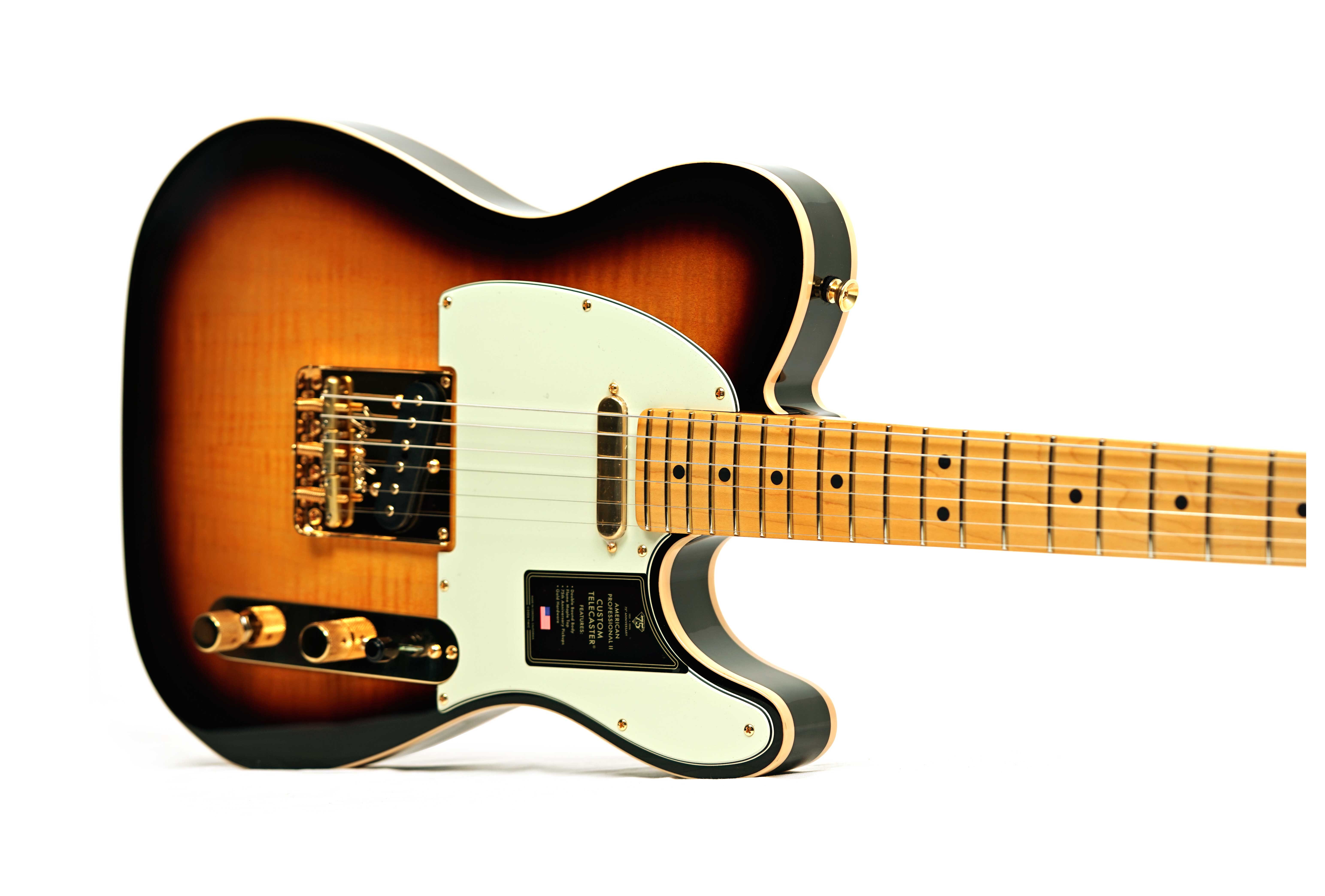 Fender 75th Anniversary American Professional II Custom Telecaster 2 Colour Sunburst Maple Fingerboard #US25113204