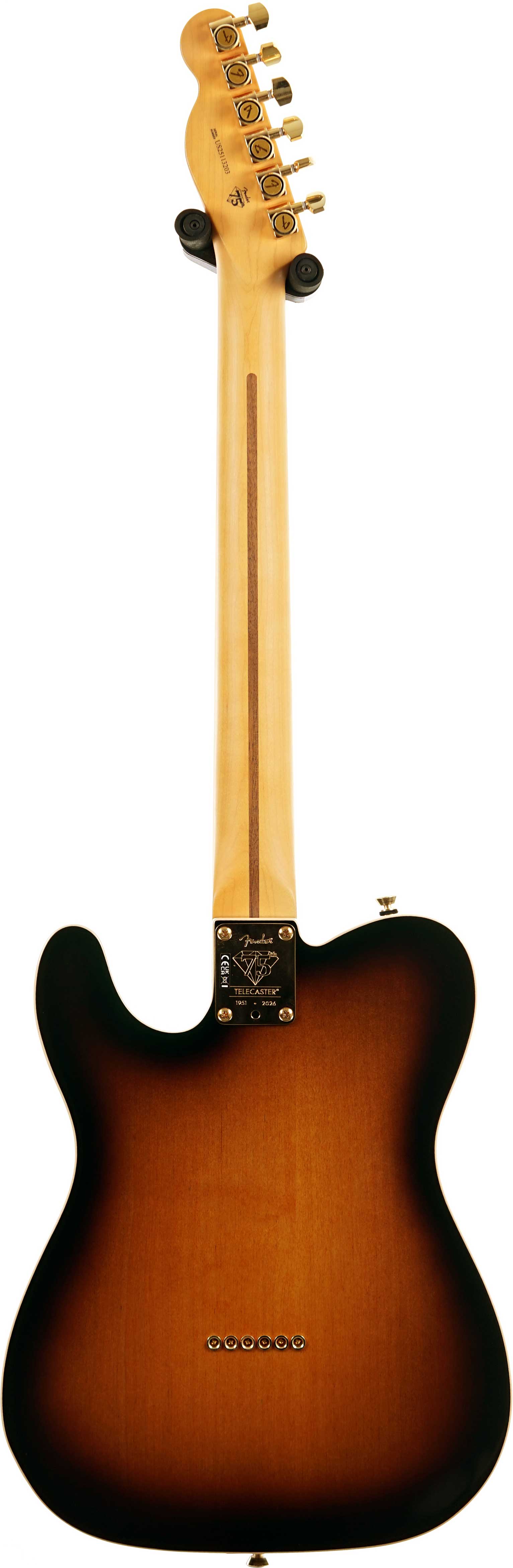 Fender 75th Anniversary American Professional II Custom Telecaster 2 Colour Sunburst Maple Fingerboard #US25113203