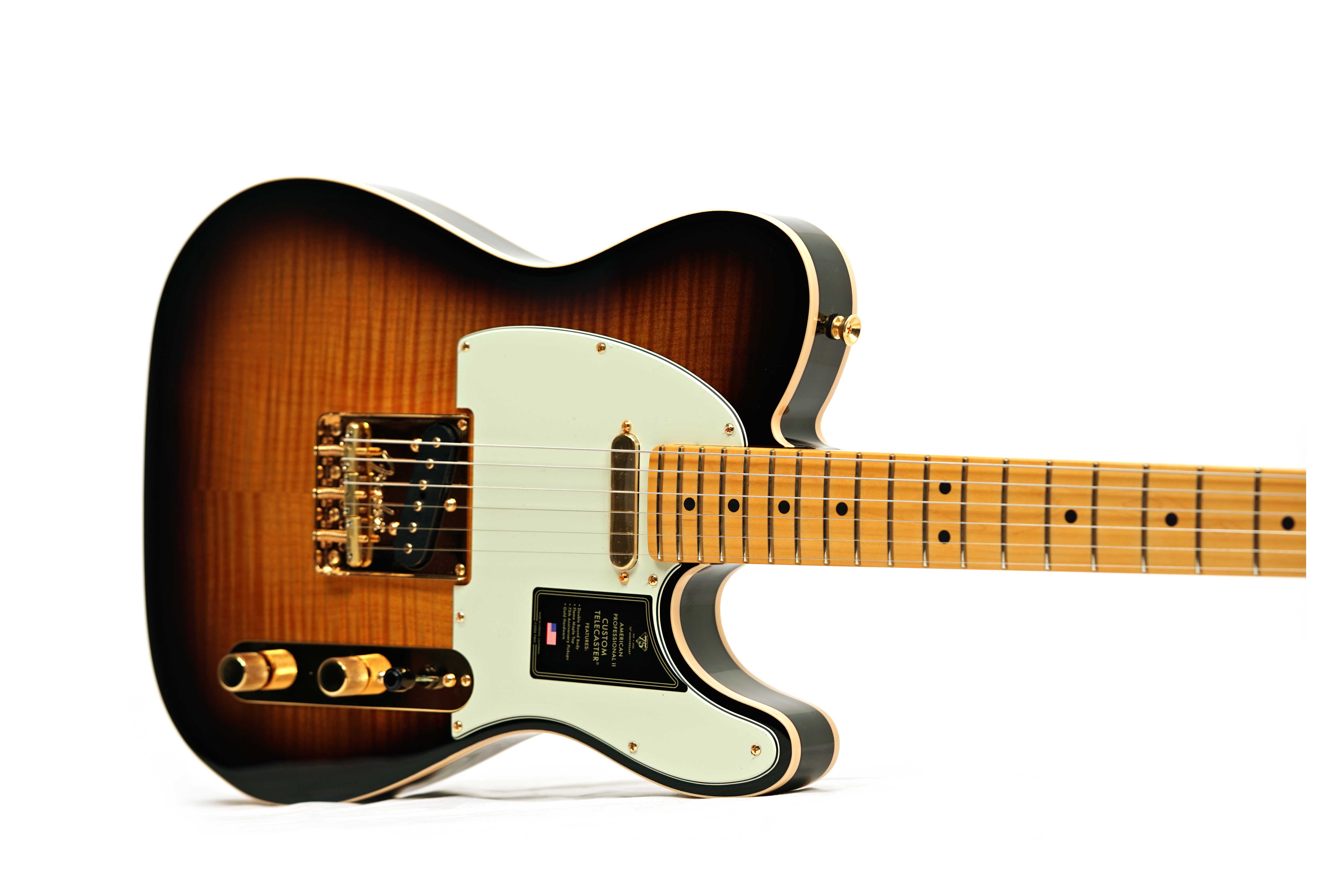 Fender 75th Anniversary American Professional II Custom Telecaster 2 Colour Sunburst Maple Fingerboard #US25113203