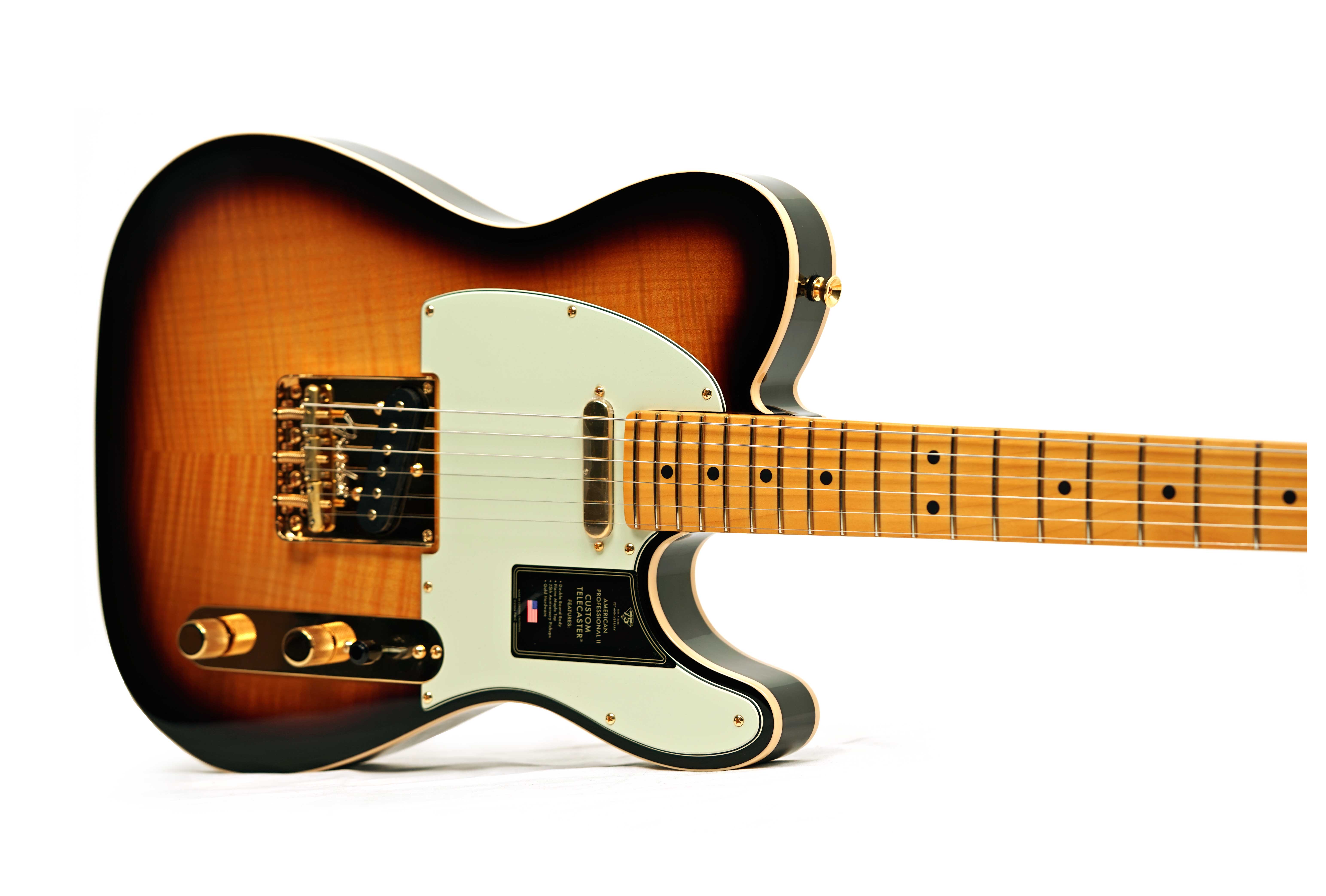 Fender 75th Anniversary American Professional II Custom Telecaster 2 Colour Sunburst Maple Fingerboard #US25111976