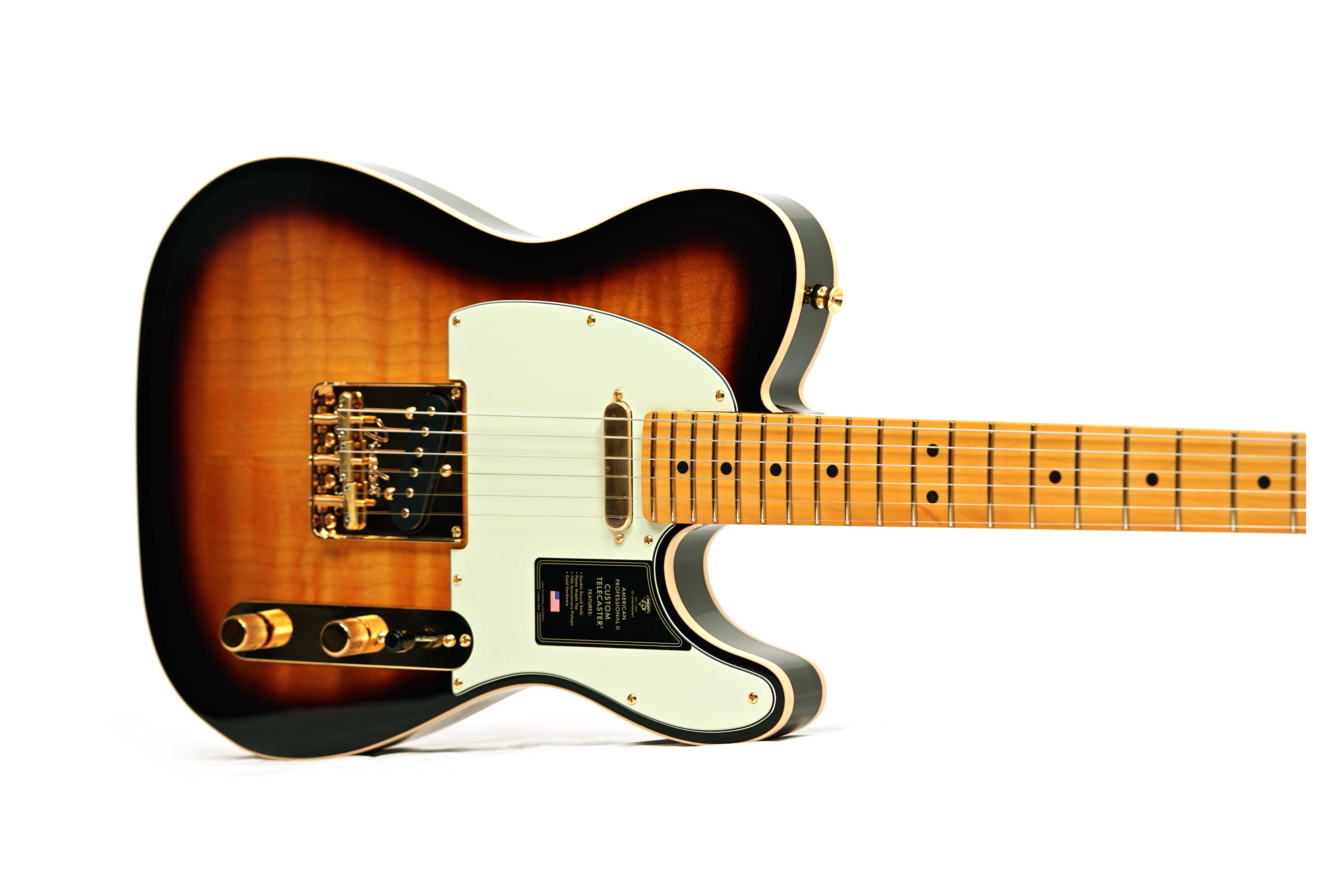 Fender 75th Anniversary American Professional II Custom Telecaster 2 Colour Sunburst Maple Fingerboard #US25094969