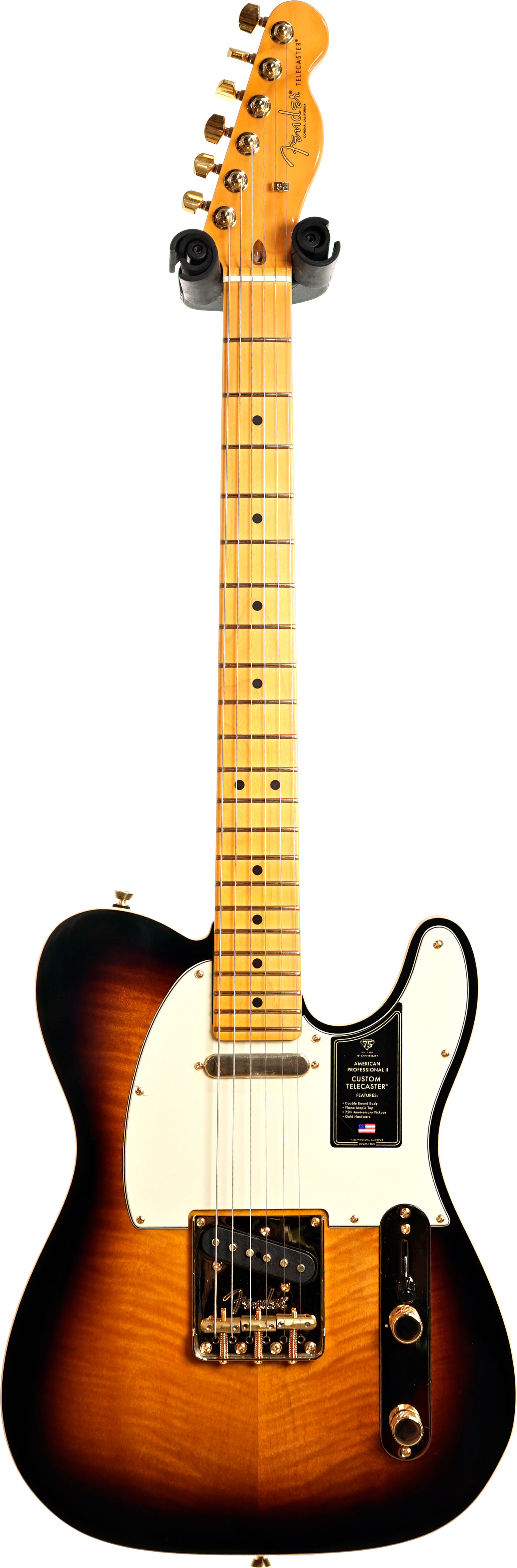 Fender 75th Anniversary American Professional II Custom Telecaster 2 Colour Sunburst Maple Fingerboard (Nearly New) #US26025062