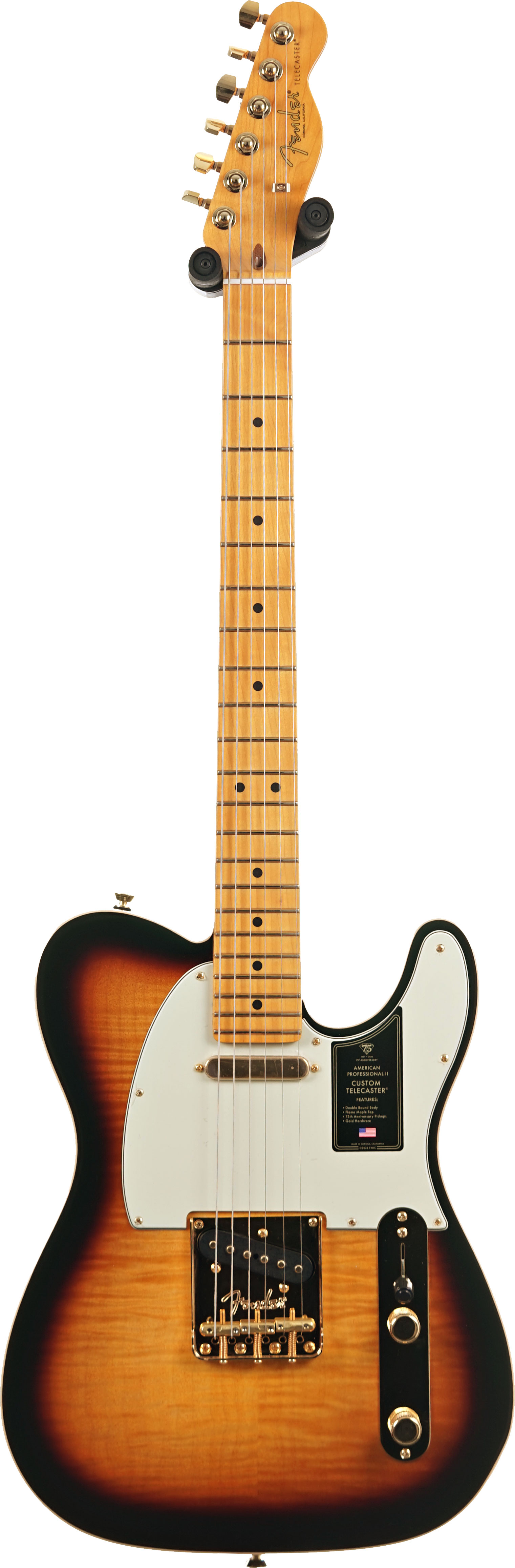 Fender 75th Anniversary American Professional II Custom Telecaster 2 Colour Sunburst Maple Fingerboard (Nearly New) #US25093755