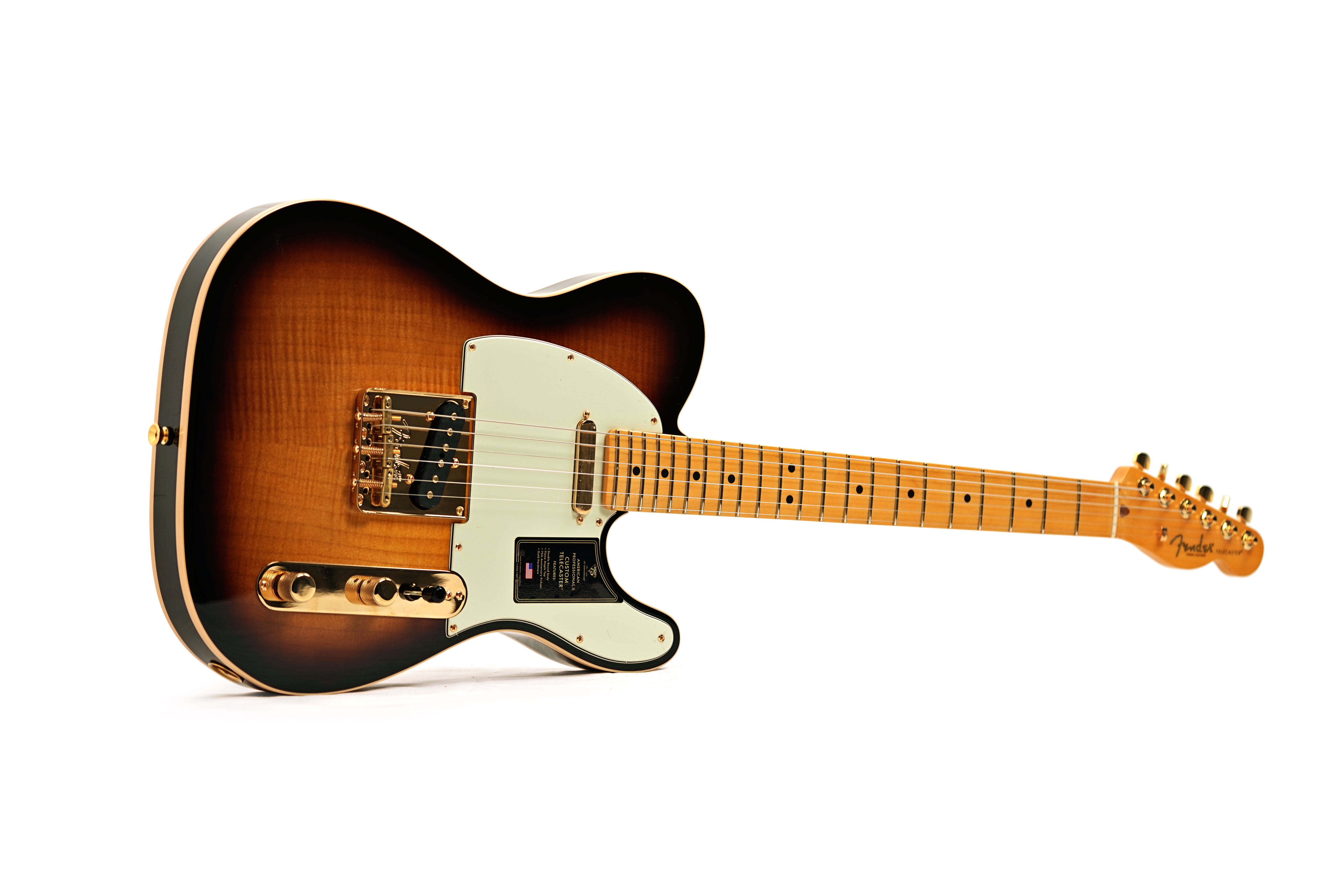 Fender 75th Anniversary American Professional II Custom Telecaster 2 Colour Sunburst Maple Fingerboard #US26038465