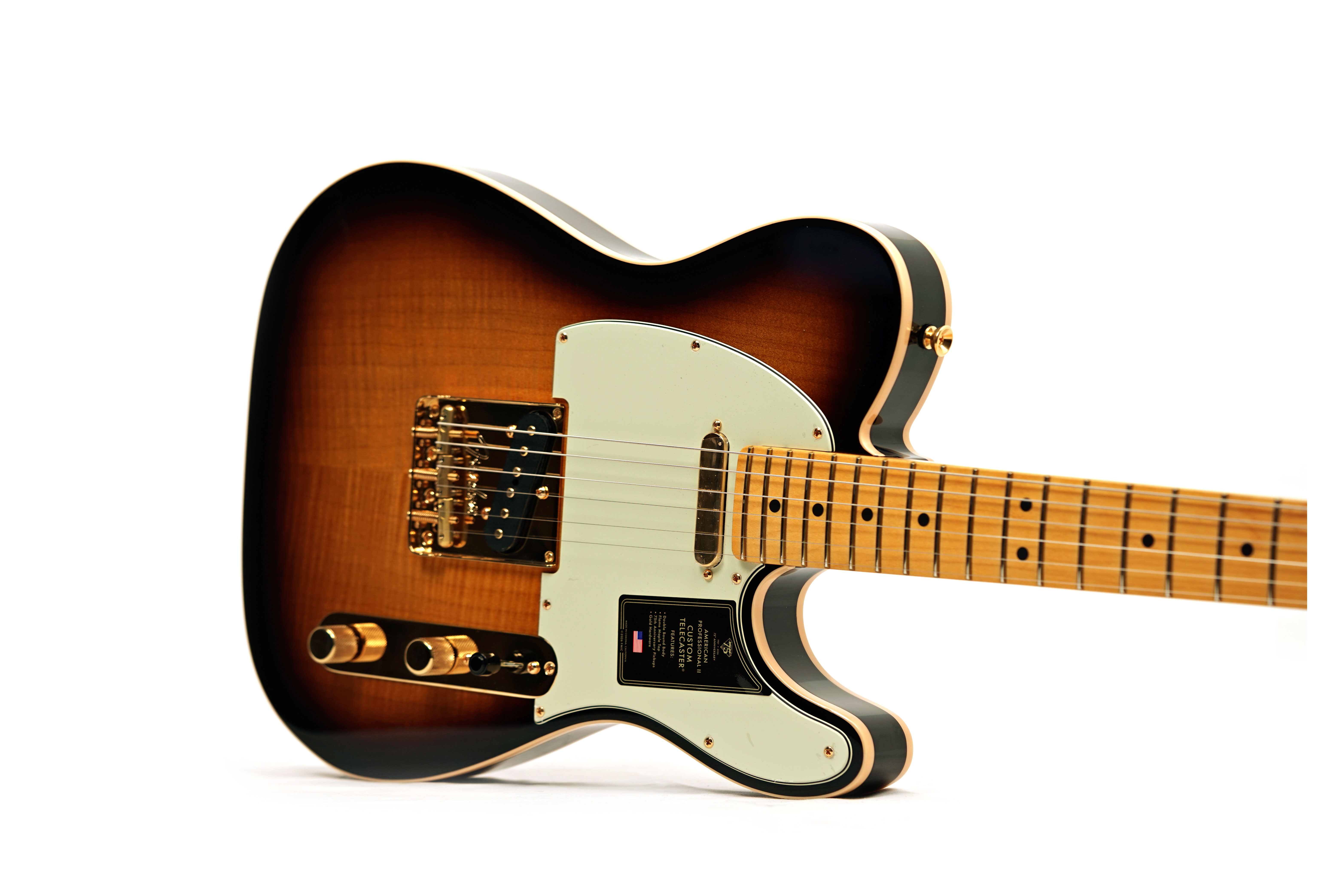 Fender 75th Anniversary American Professional II Custom Telecaster 2 Colour Sunburst Maple Fingerboard #US26038465