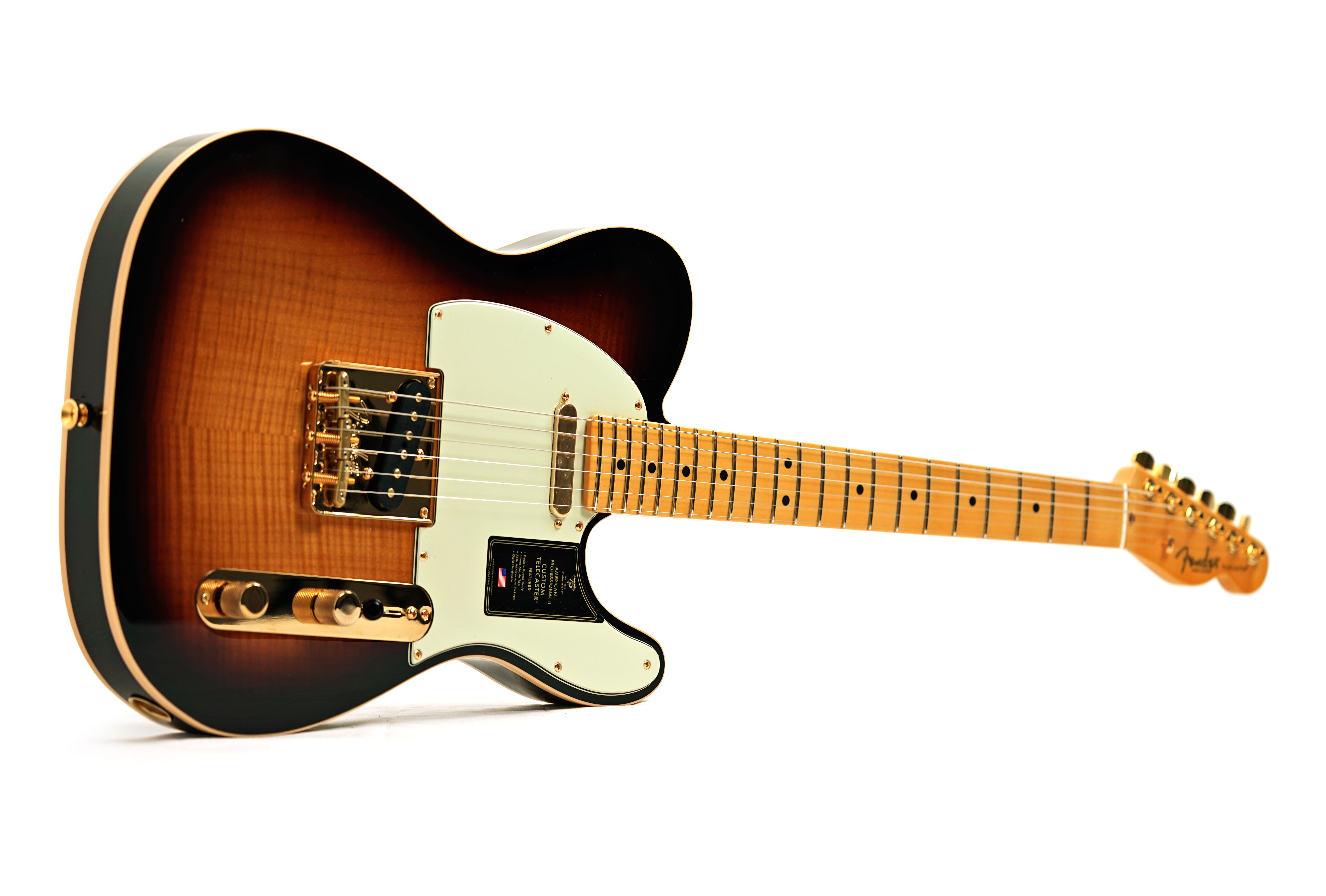 Fender 75th Anniversary American Professional II Custom Telecaster 2 Colour Sunburst Maple Fingerboard #US26025142