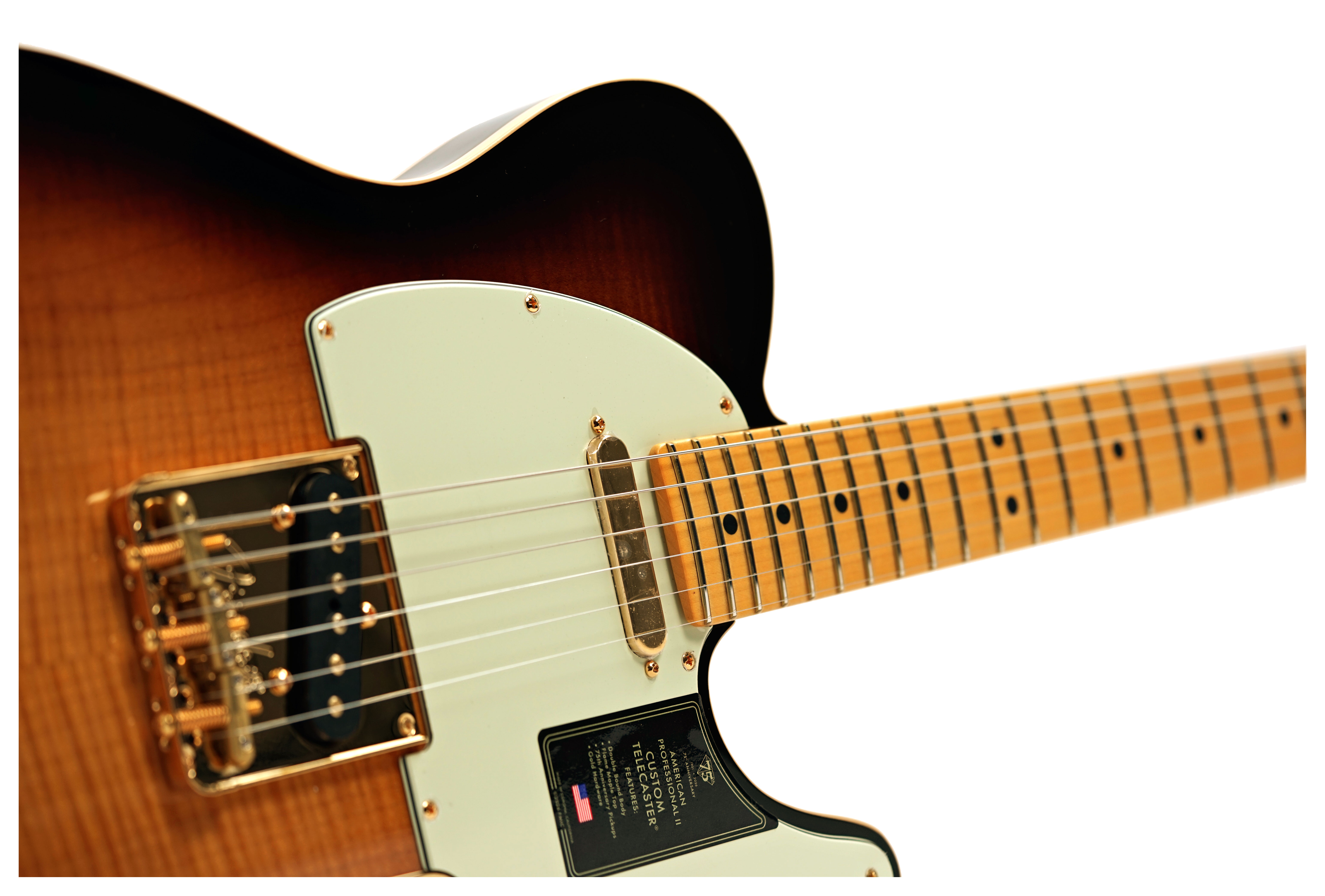 Fender 75th Anniversary American Professional II Custom Telecaster 2 Colour Sunburst Maple Fingerboard #US26025142