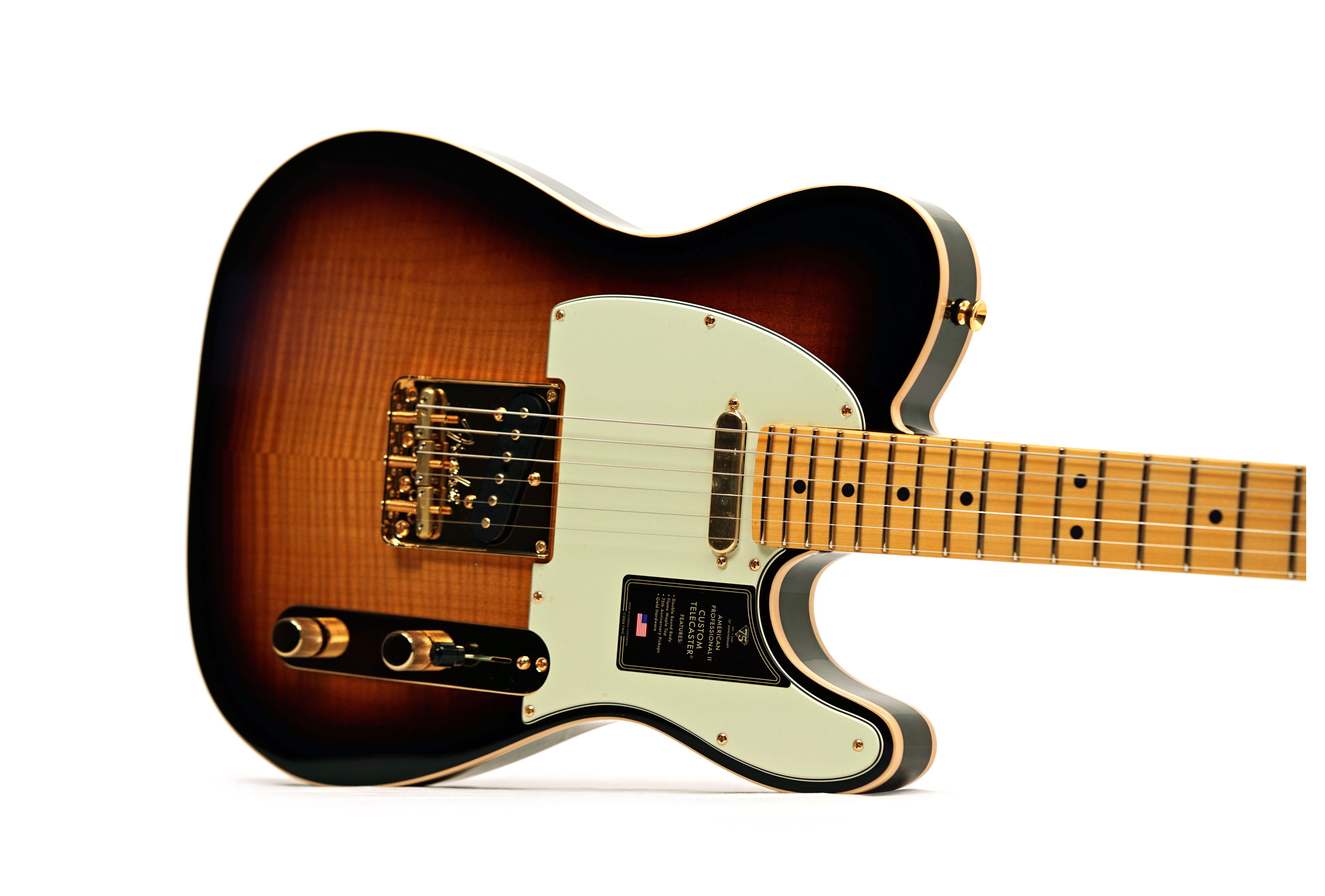 Fender 75th Anniversary American Professional II Custom Telecaster 2 Colour Sunburst Maple Fingerboard #US26025142