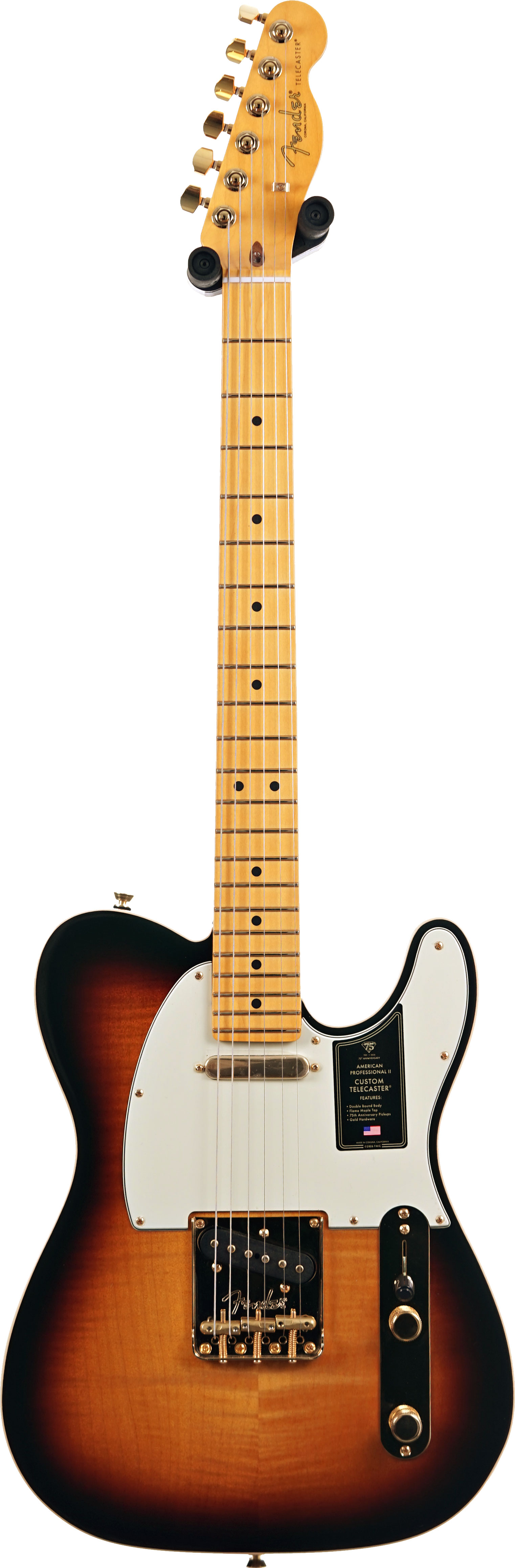 Fender 75th Anniversary American Professional II Custom Telecaster 2 Colour Sunburst Maple Fingerboard #US26024881