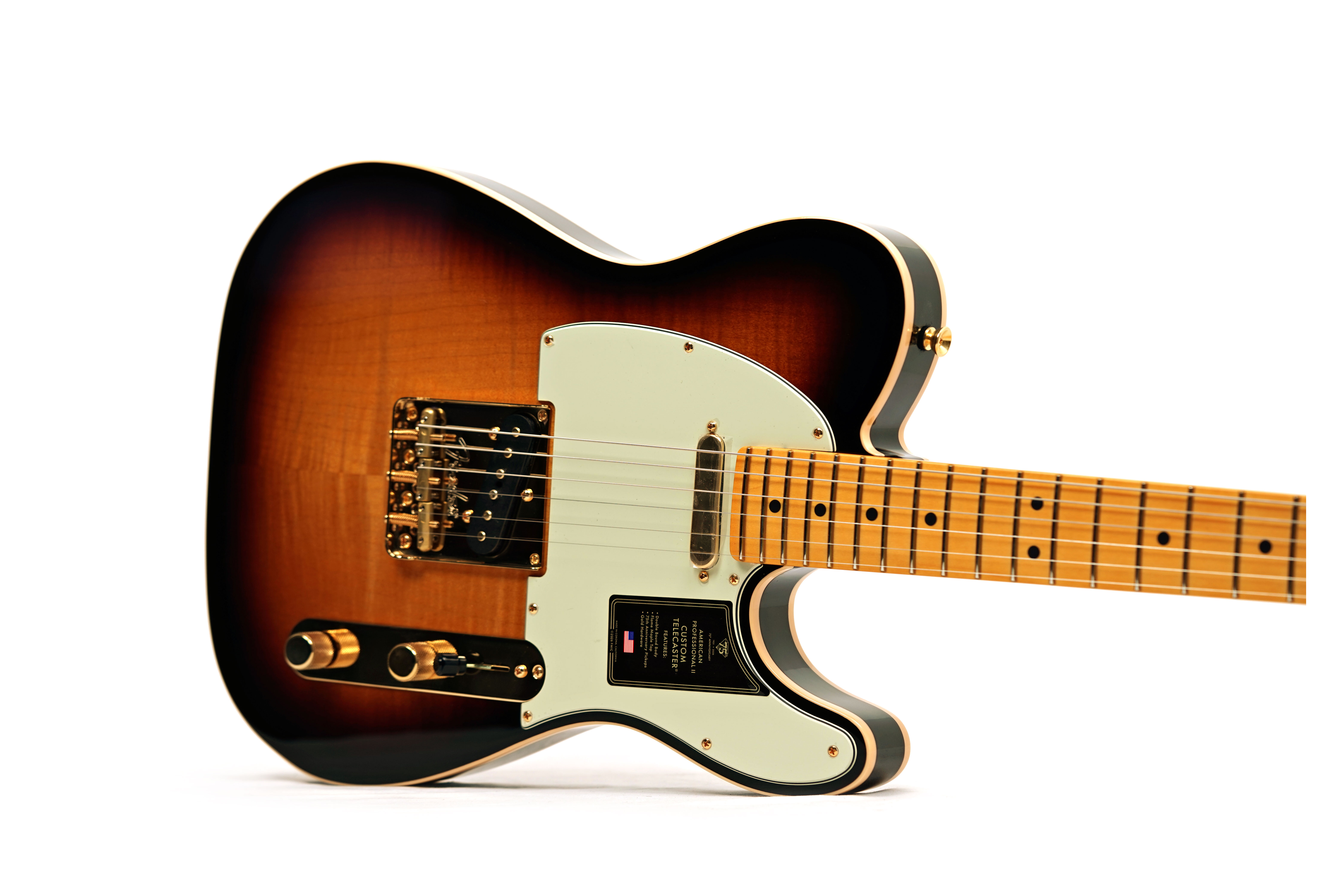 Fender 75th Anniversary American Professional II Custom Telecaster 2 Colour Sunburst Maple Fingerboard #US26024881