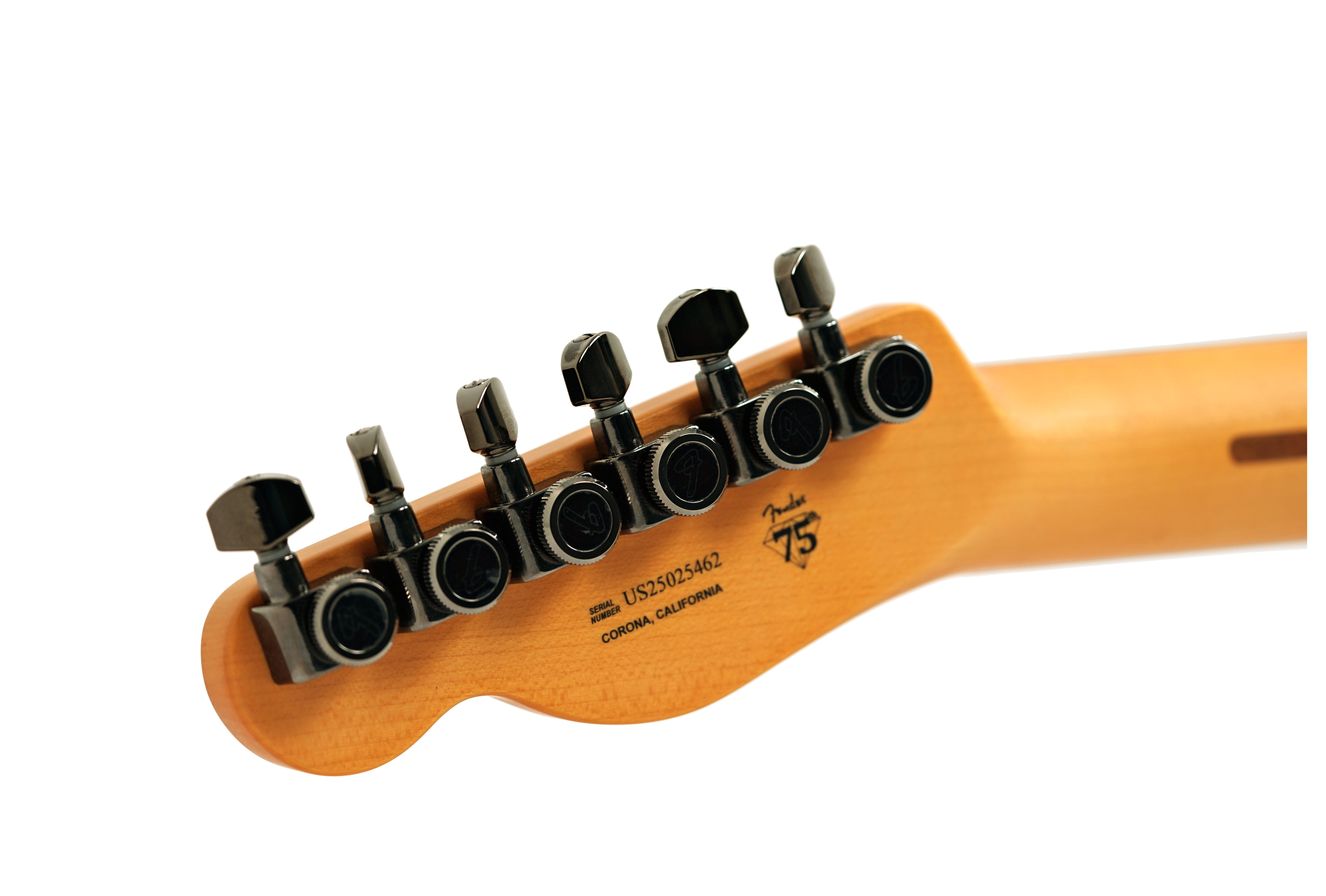 Fender 75th Anniversary American Ultra II Telecaster Liquid Gold Ebony Fingerboard #US25025462