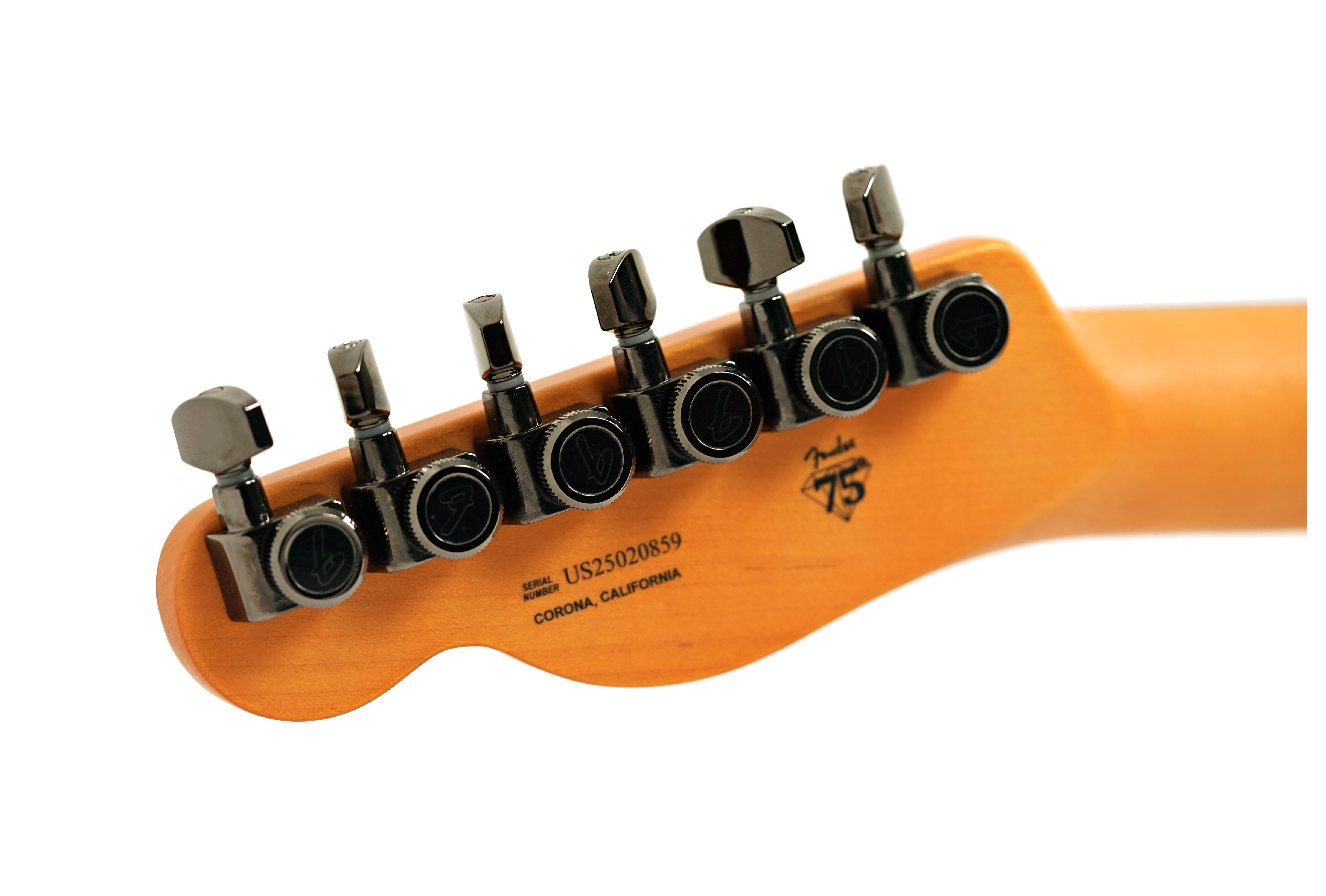 Fender 75th Anniversary American Ultra II Telecaster Liquid Gold Ebony Fingerboard #US25020859