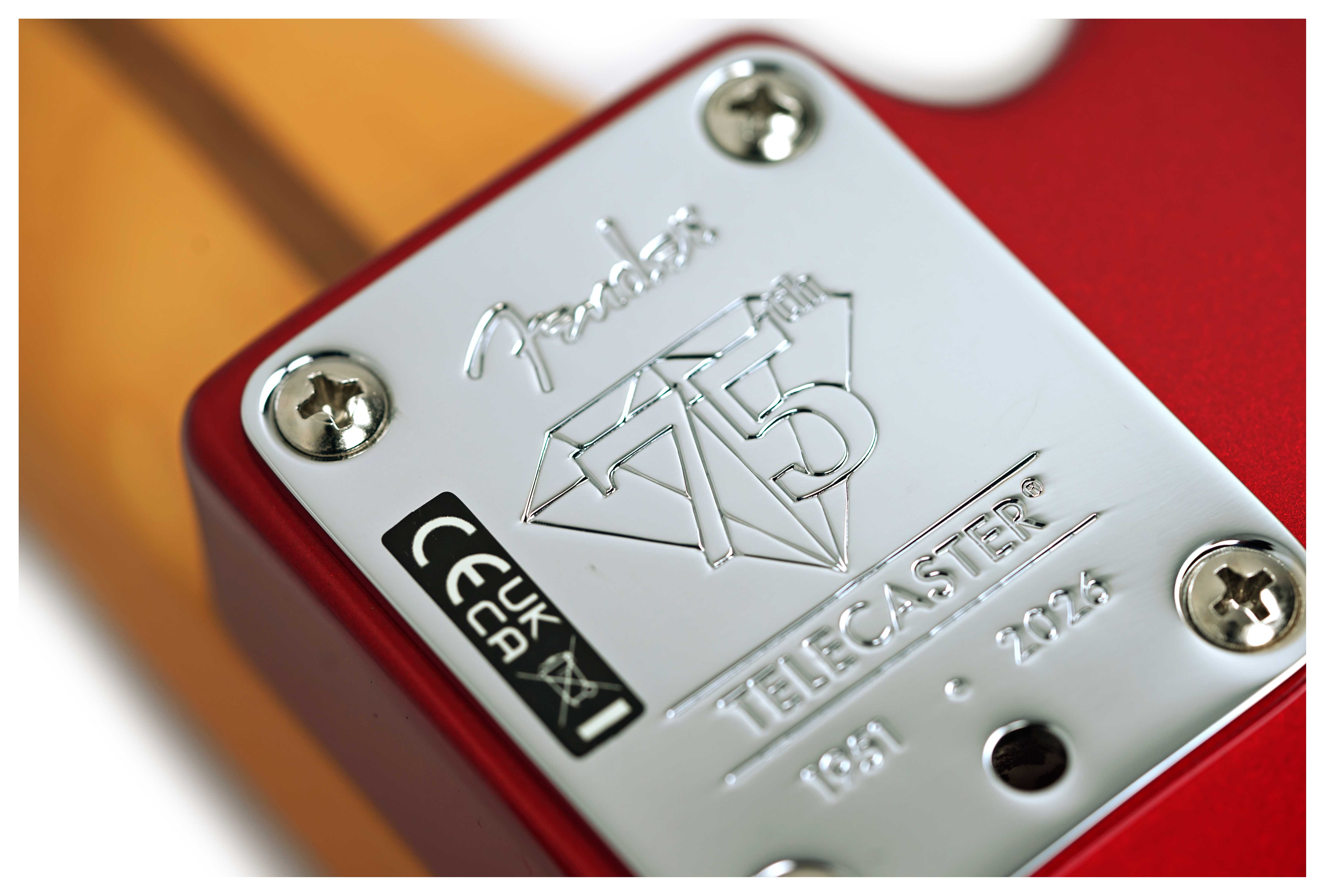 Fender 75th Anniversary American Professional Classic Cabronita Telecaster Candy Apple Red Maple Fingerboard #US25100747