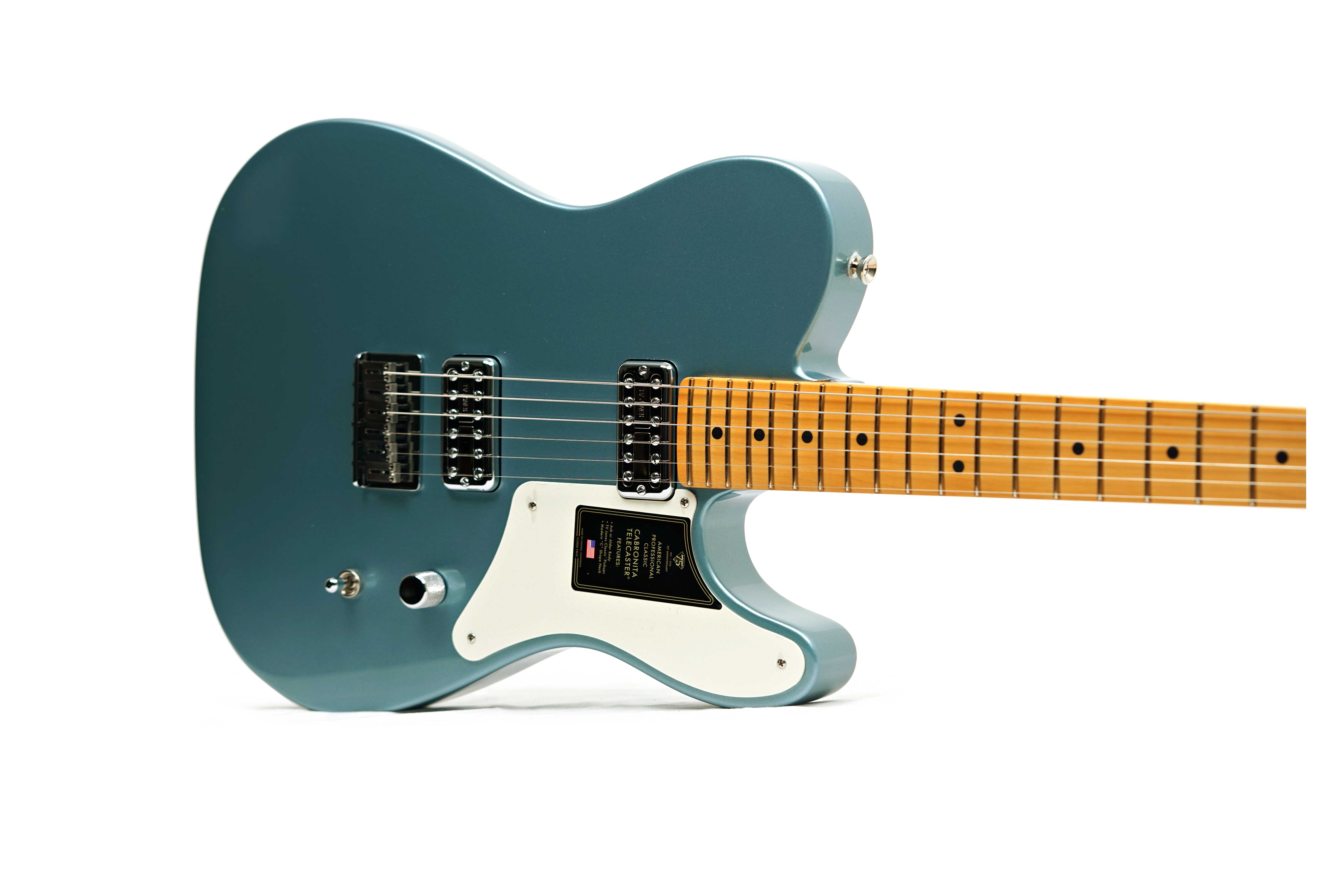 Fender 75th Anniversary American Professional Classic Cabronita Telecaster Ice Blue Metallic Maple Fingerboard #US25103116