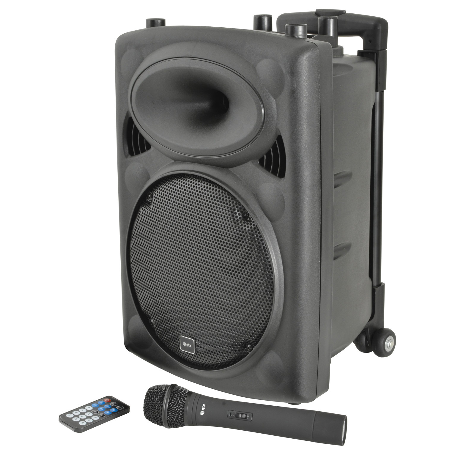 QTX QR10PA Portable PA Speaker with TWS + 1 x UHF Microphone
