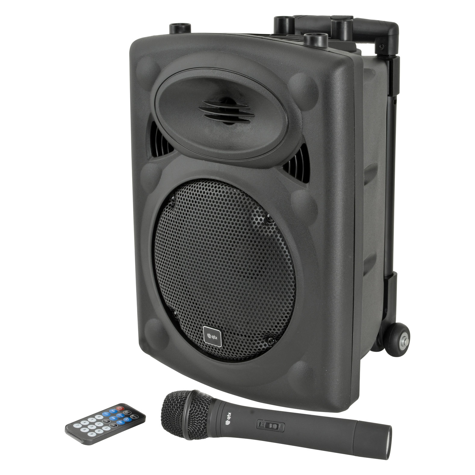 QTX QR8PA Portable PA Speaker with TWS + 1 x UHF Microphone