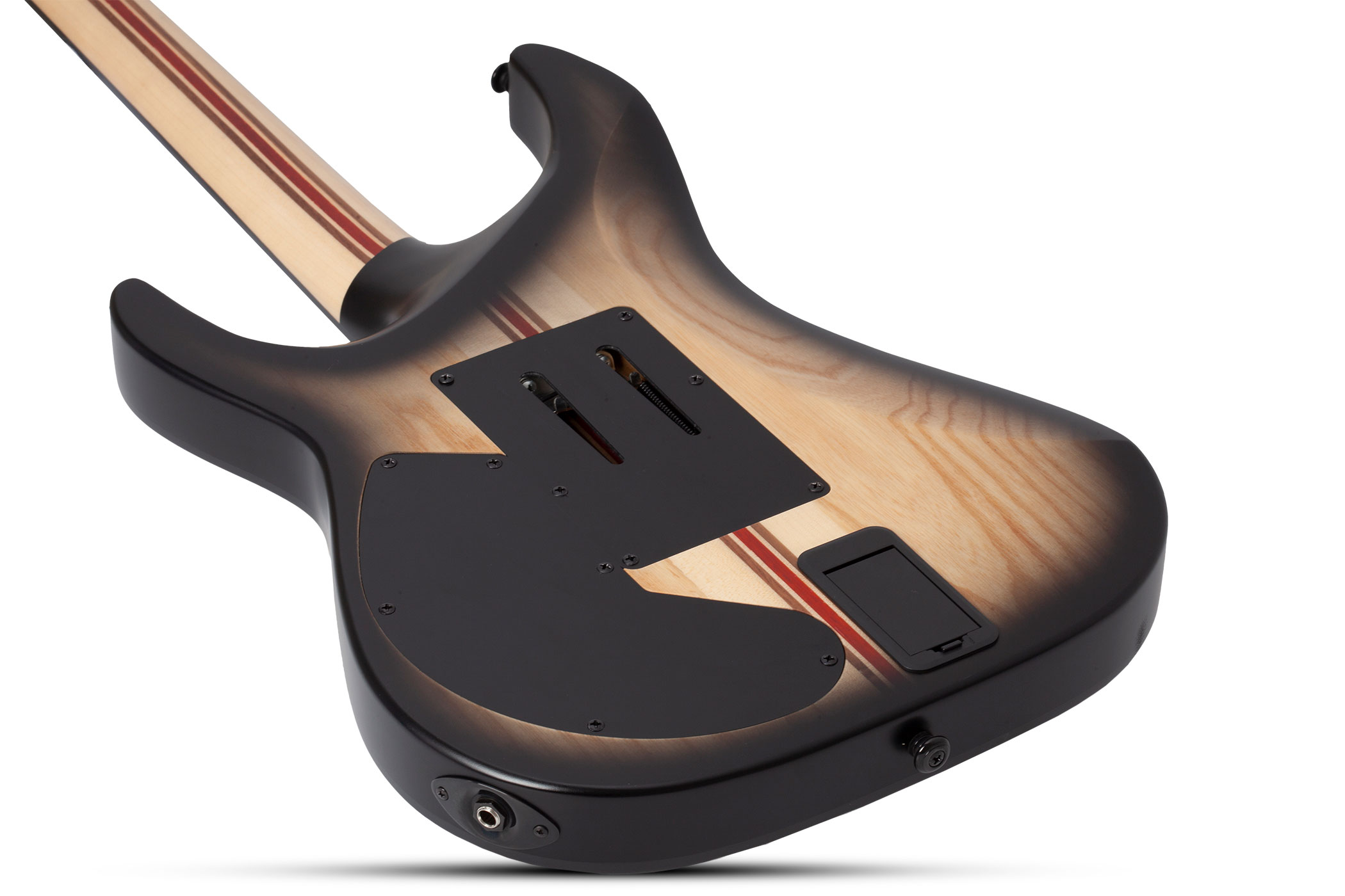 Schecter C-1 FR S Pale Moon Natural Satin Black Burst