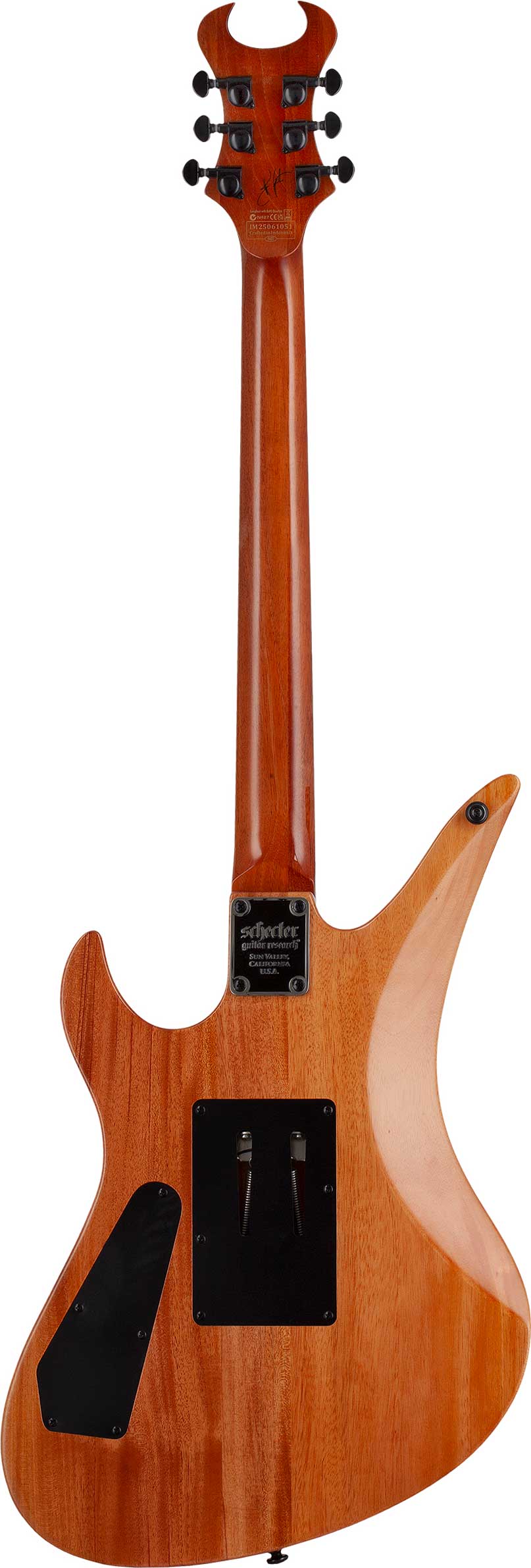 Schecter Synyster Standard Plus Gloss Natural with Black Pin Stripes