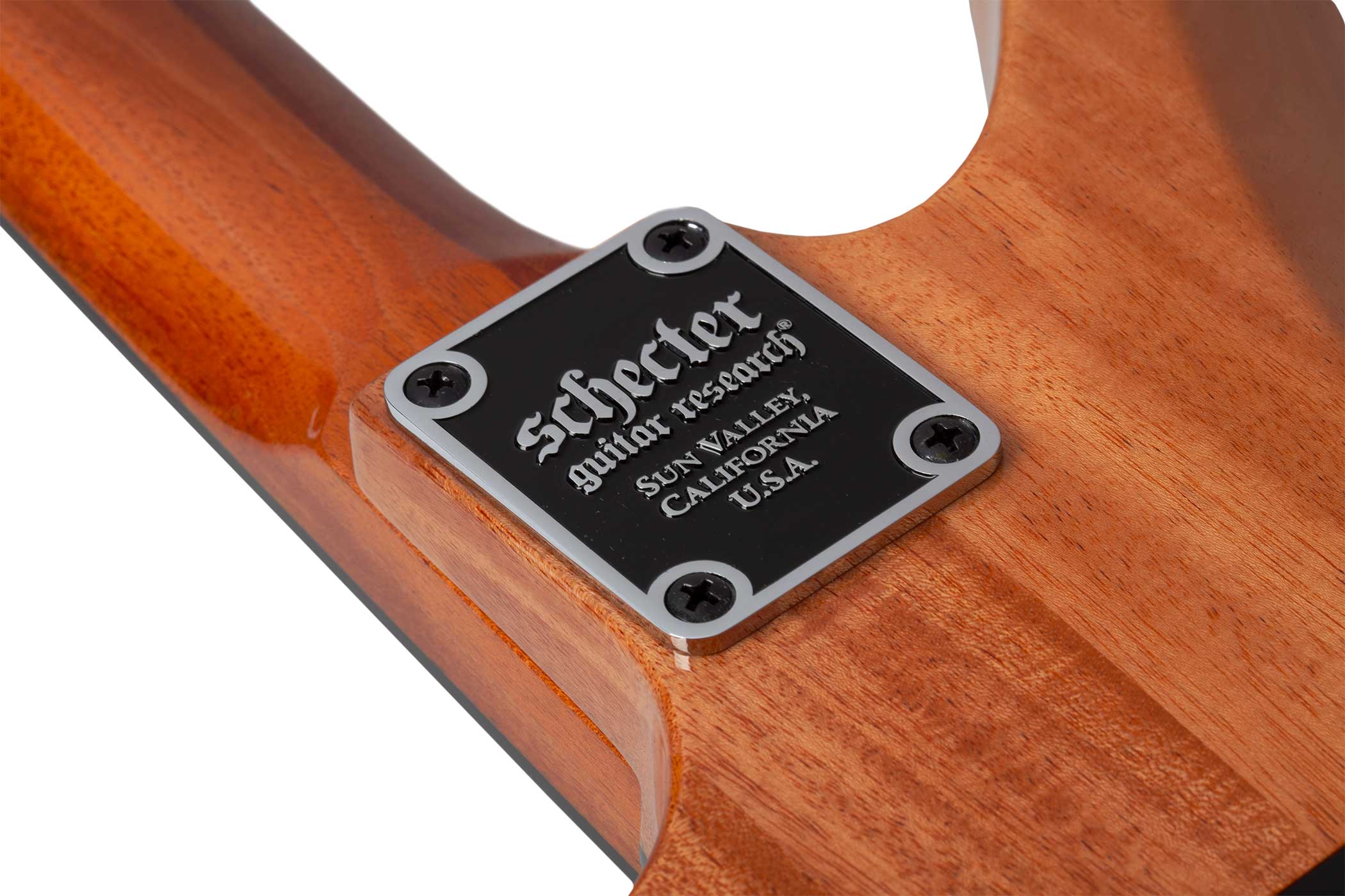 Schecter Synyster Standard Plus Gloss Natural with Black Pin Stripes