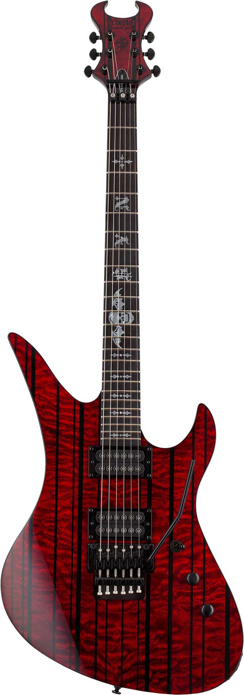 Schecter Synyster Standard Plus Transparent Dark Red