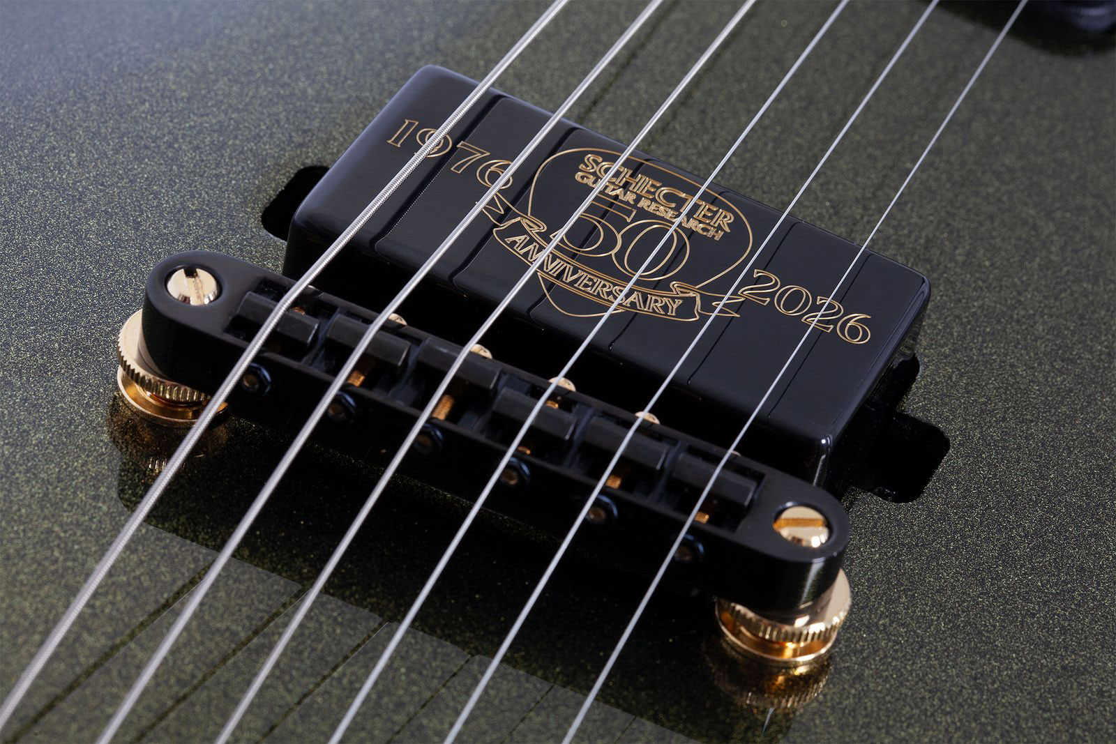 Schecter Tempest 50th Anniversary Goldburst