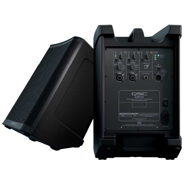 QSC CB10 10-inch Compact Battery Powered Speaker