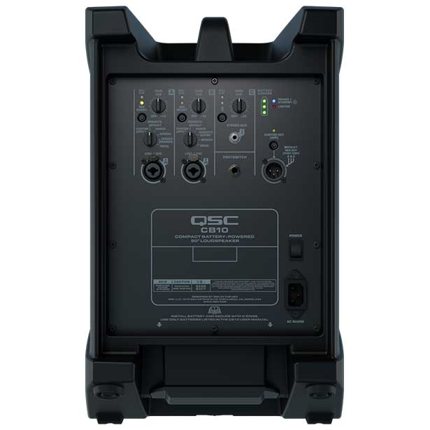 QSC CB10 10-inch Compact Battery Powered Speaker