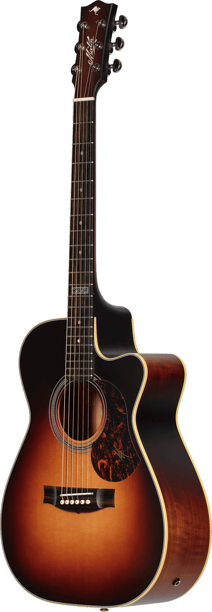 Maton EBG808C-TE Tommy Emmanuel Sunburst Cutaway
