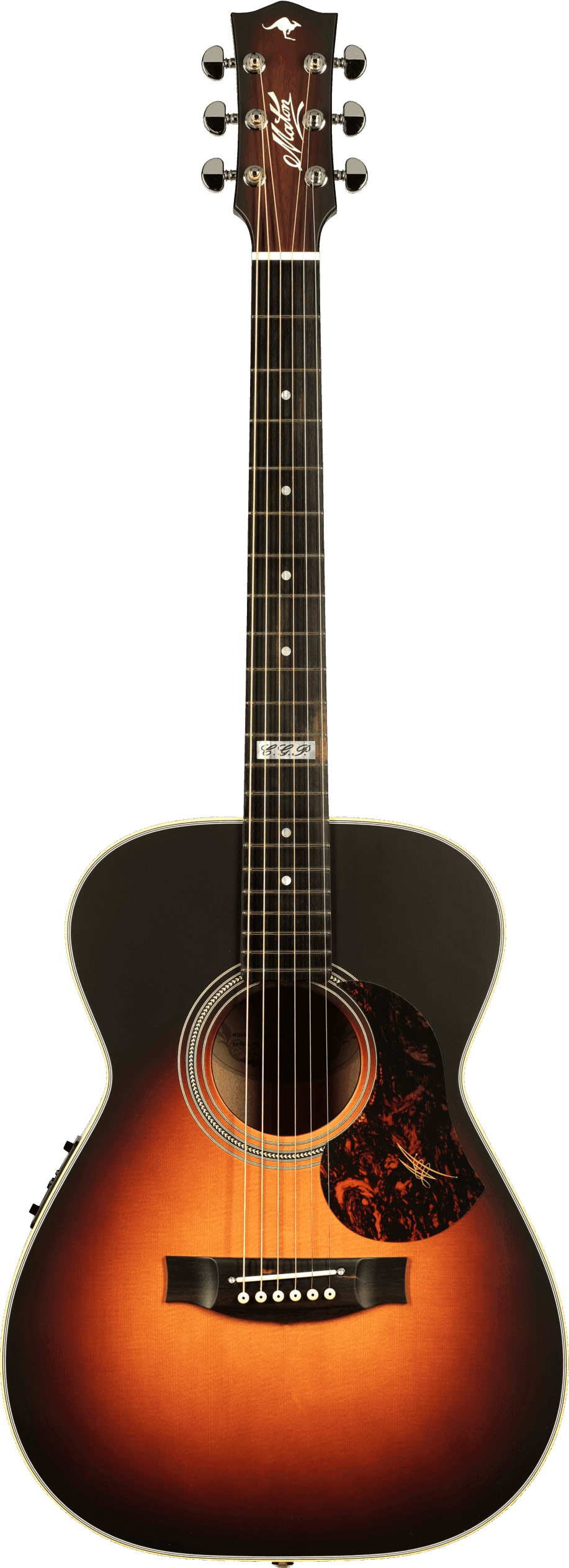 Maton EBG808TE Tommy Emmanuel Sunburst