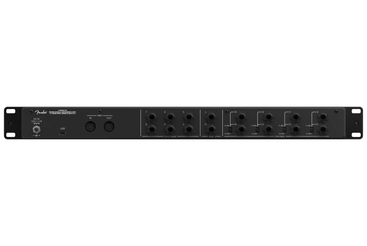 Fender Quantum LT 16 USB-C Audio Interface