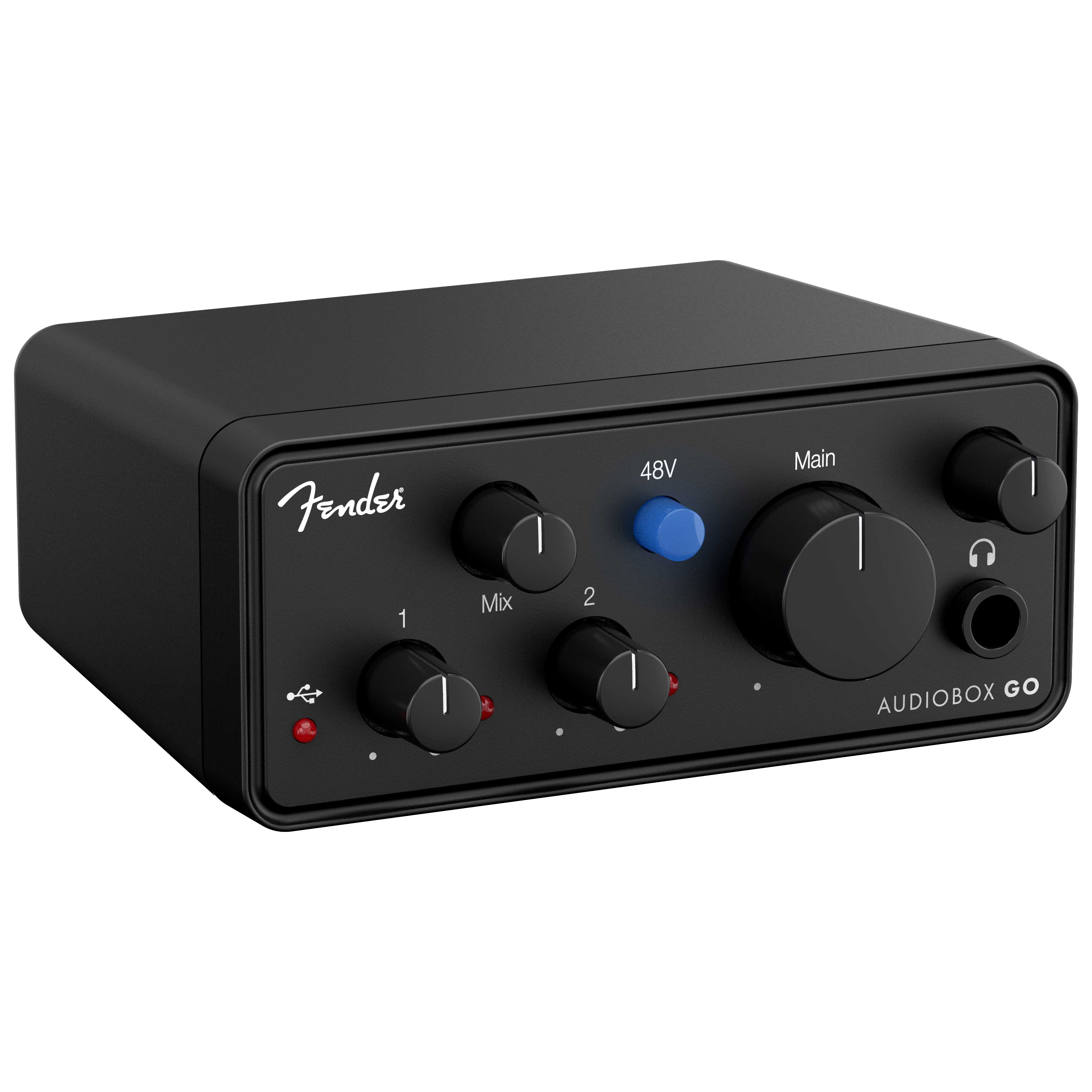 Fender AudioBox Go - Ultra-Compact 2x2, 24-bit / 96 kHz USB-C Recording Audio Interface