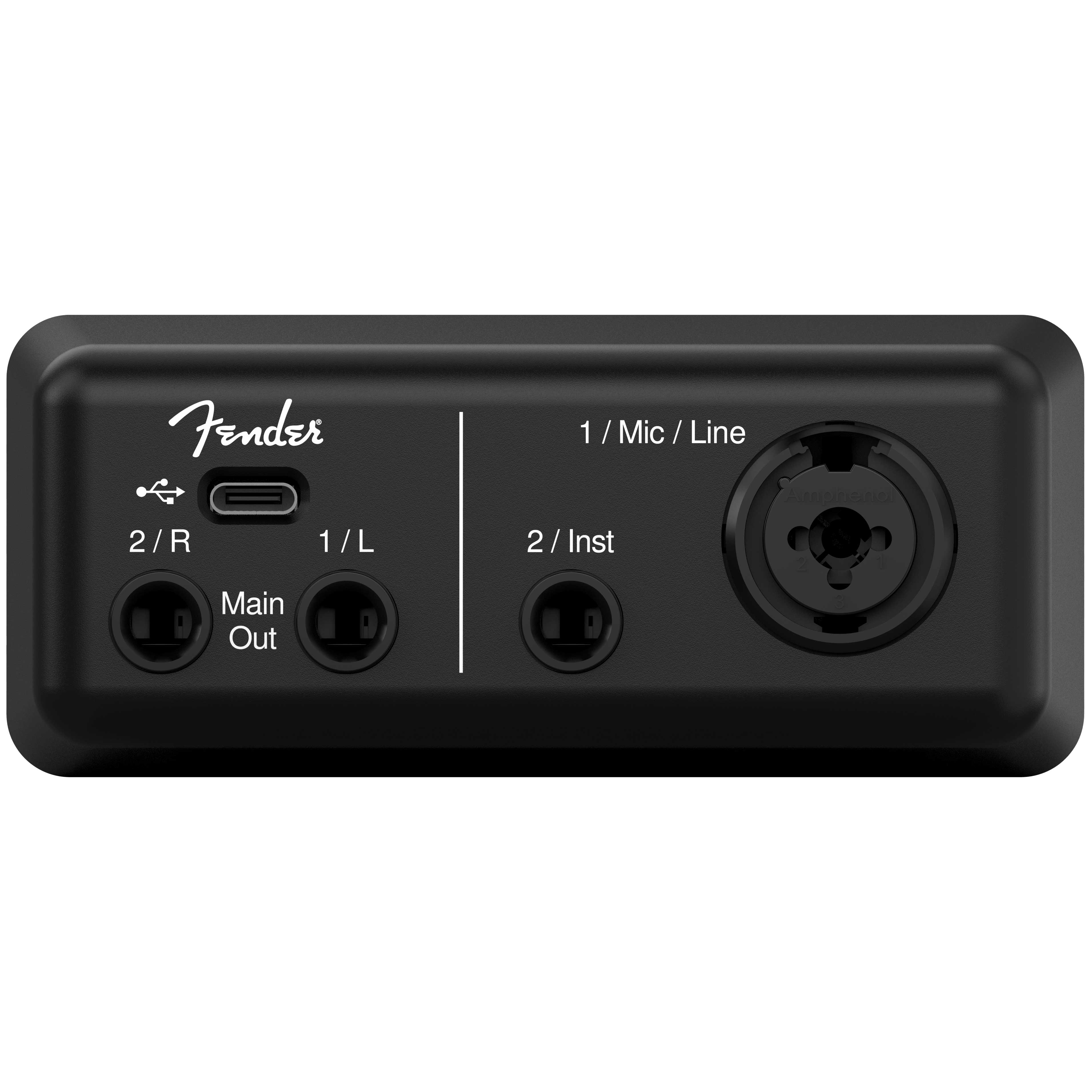 Fender AudioBox Go - Ultra-Compact 2x2, 24-bit / 96 kHz USB-C Recording Audio Interface