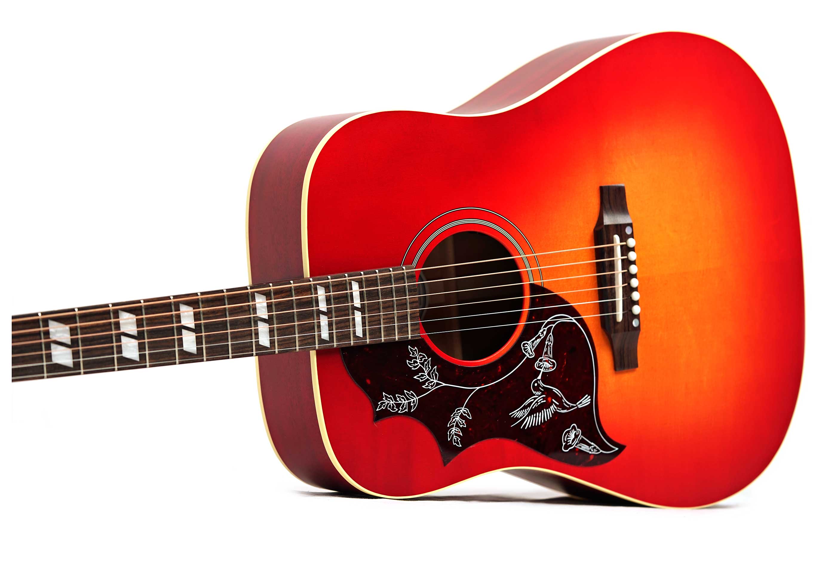 Gibson Hummingbird Special Satin Vintage Cherry Sunburst Left Handed #21526056