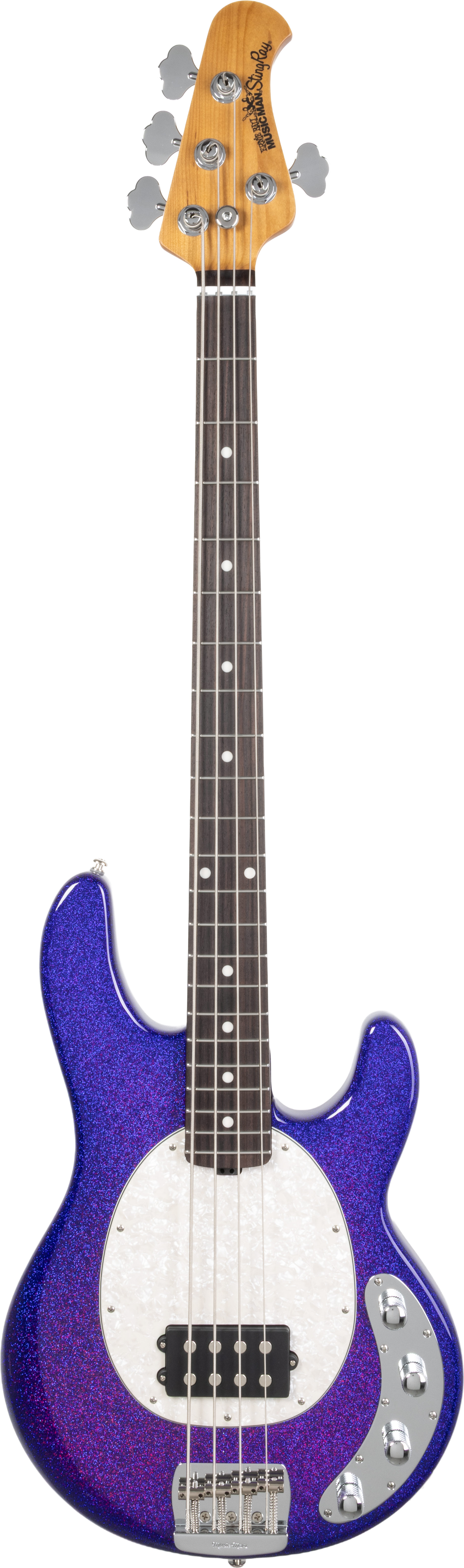 Music Man Stingray Special Violet Sparkle Burst