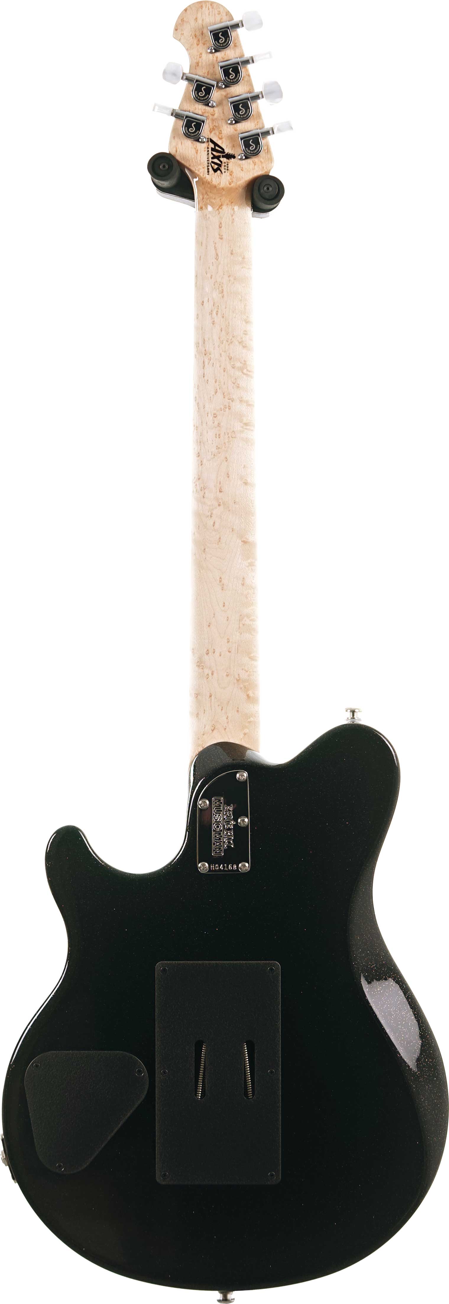 Music Man 30th Anniversary Axis Translucent Black Quilt/Black Sparkle Back #H04168