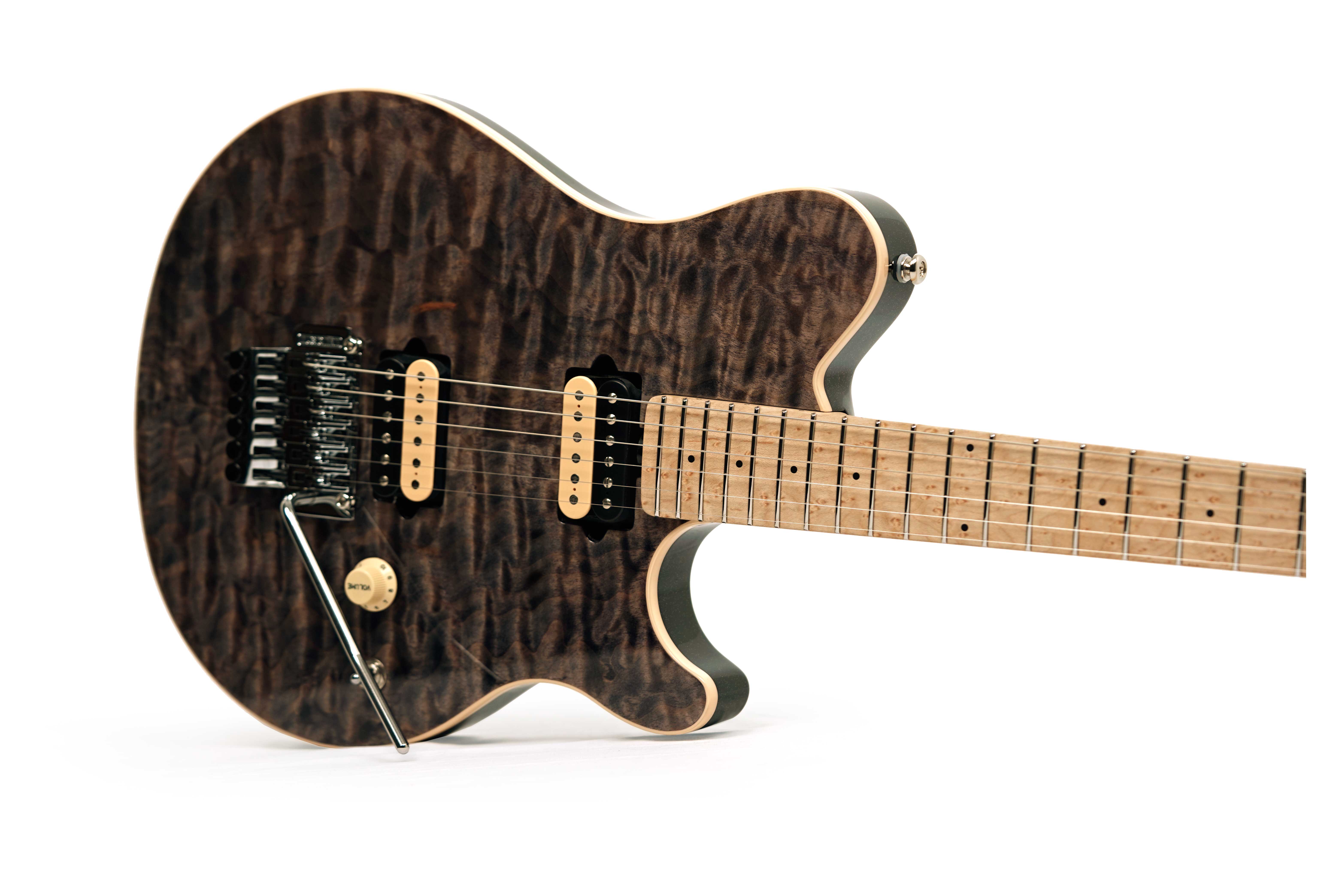 Music Man 30th Anniversary Axis Translucent Black Quilt/Black Sparkle Back #H04168